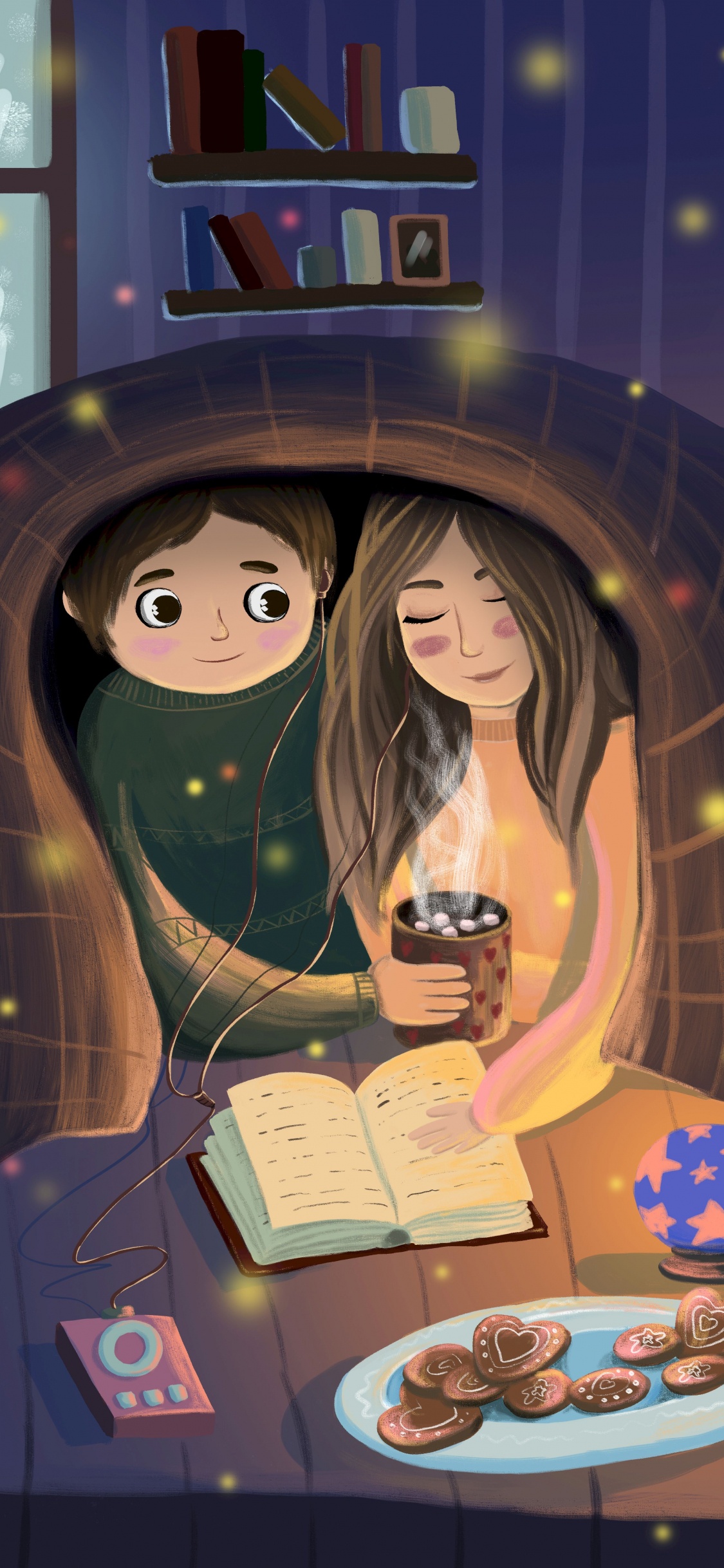 Cartoon, Schémas, Rythme, Chanson, Art. Wallpaper in 1125x2436 Resolution