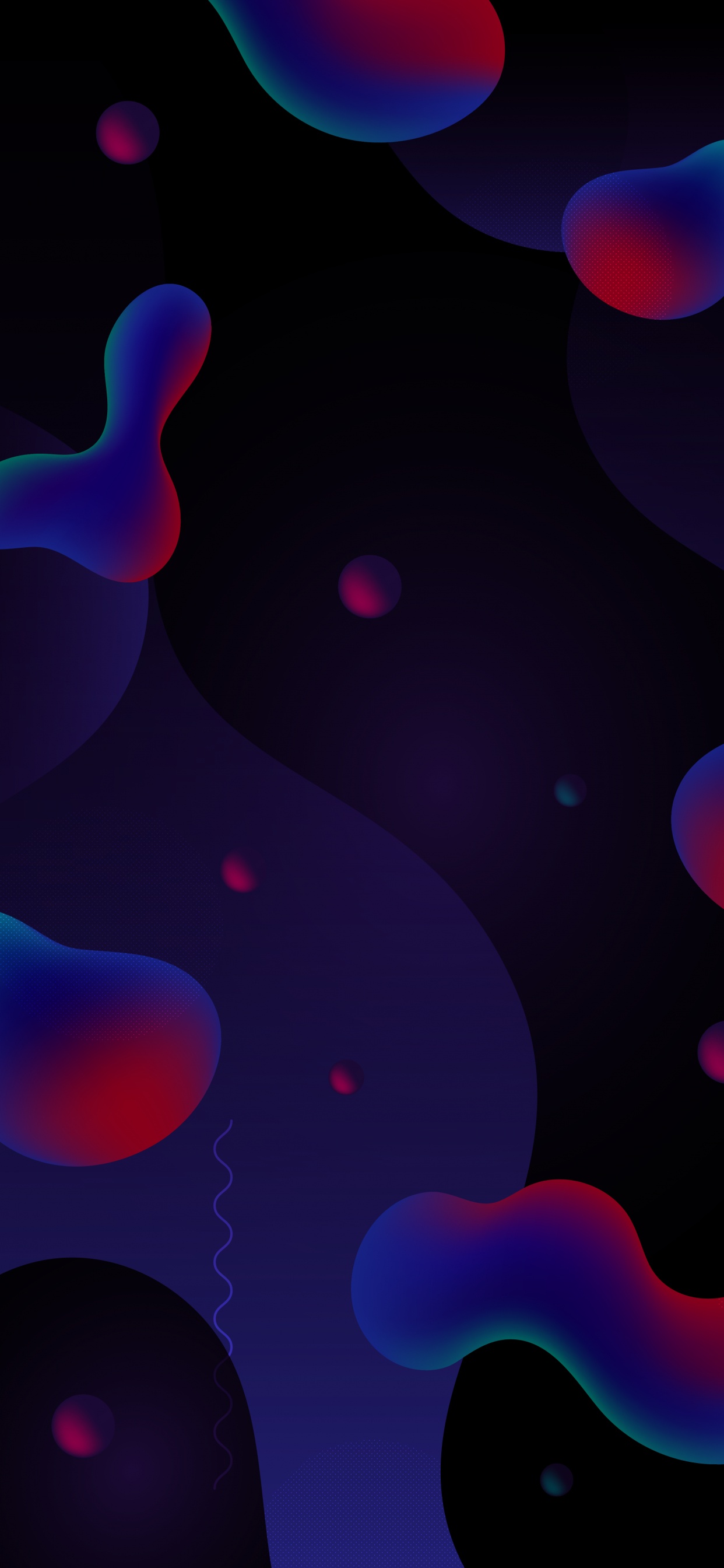 Licht, Fraktale Kunst, Farbigkeit, Purpur, Schwarz. Wallpaper in 1242x2688 Resolution