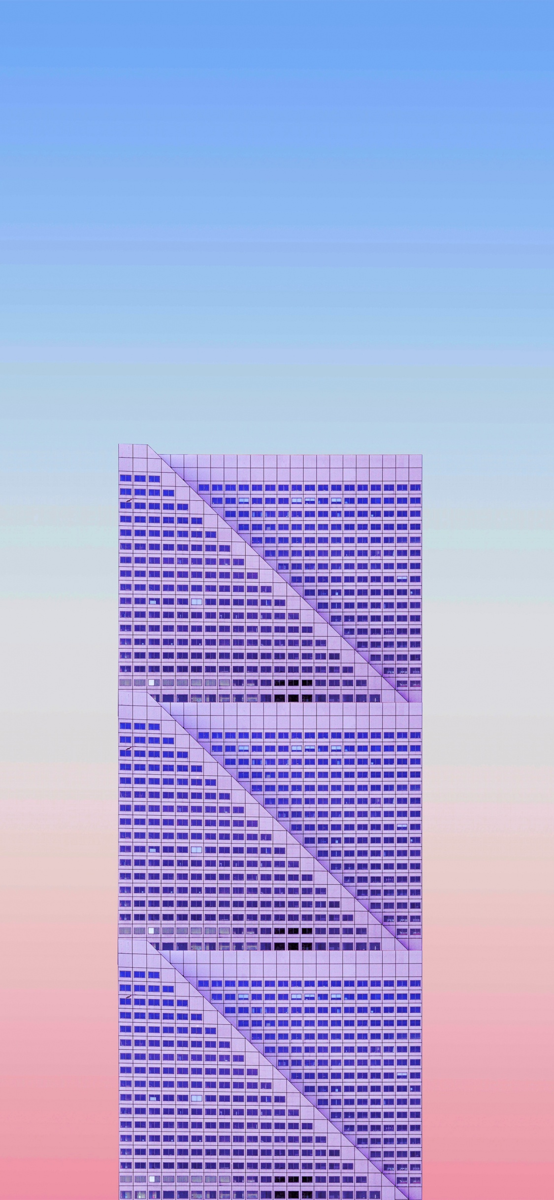 Architecture, Réveille-toi Dans le Ciel, Purple, Azure, Rectangle. Wallpaper in 1125x2436 Resolution