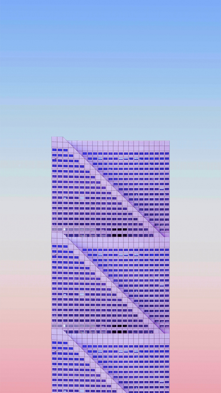 Architecture, Réveille-toi Dans le Ciel, Purple, Azure, Rectangle. Wallpaper in 750x1334 Resolution