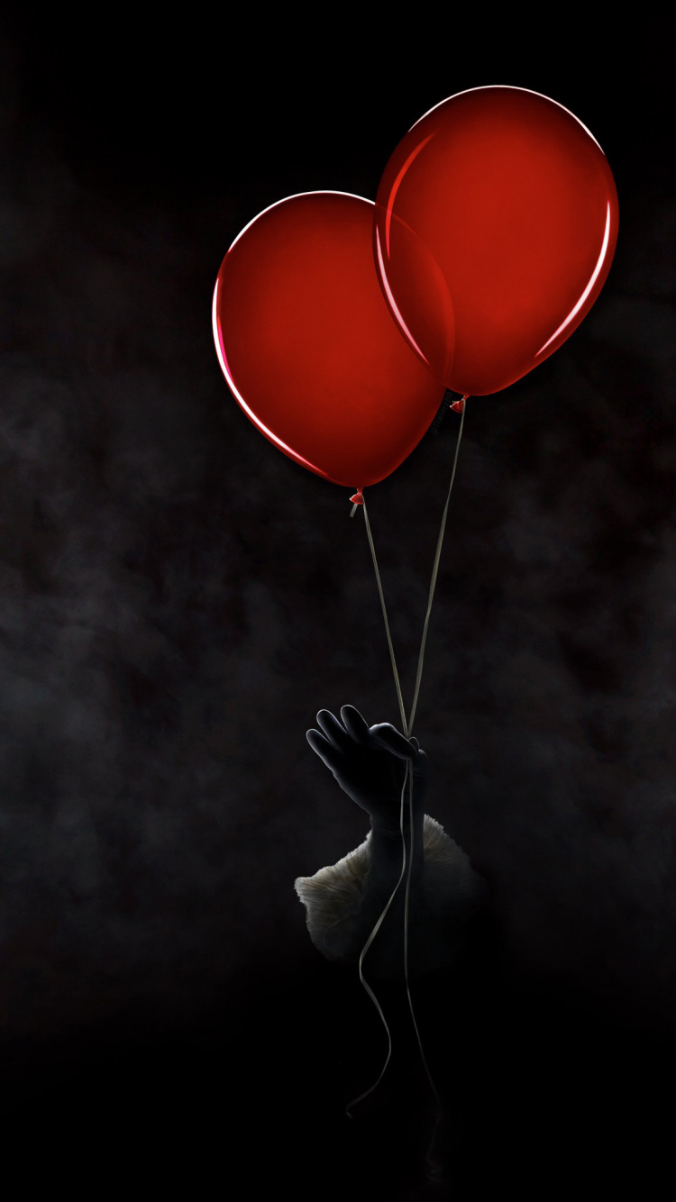 Pennywise, Ballon, Menschlichen Körper, Blütenblatt, Geste. Wallpaper in 750x1334 Resolution