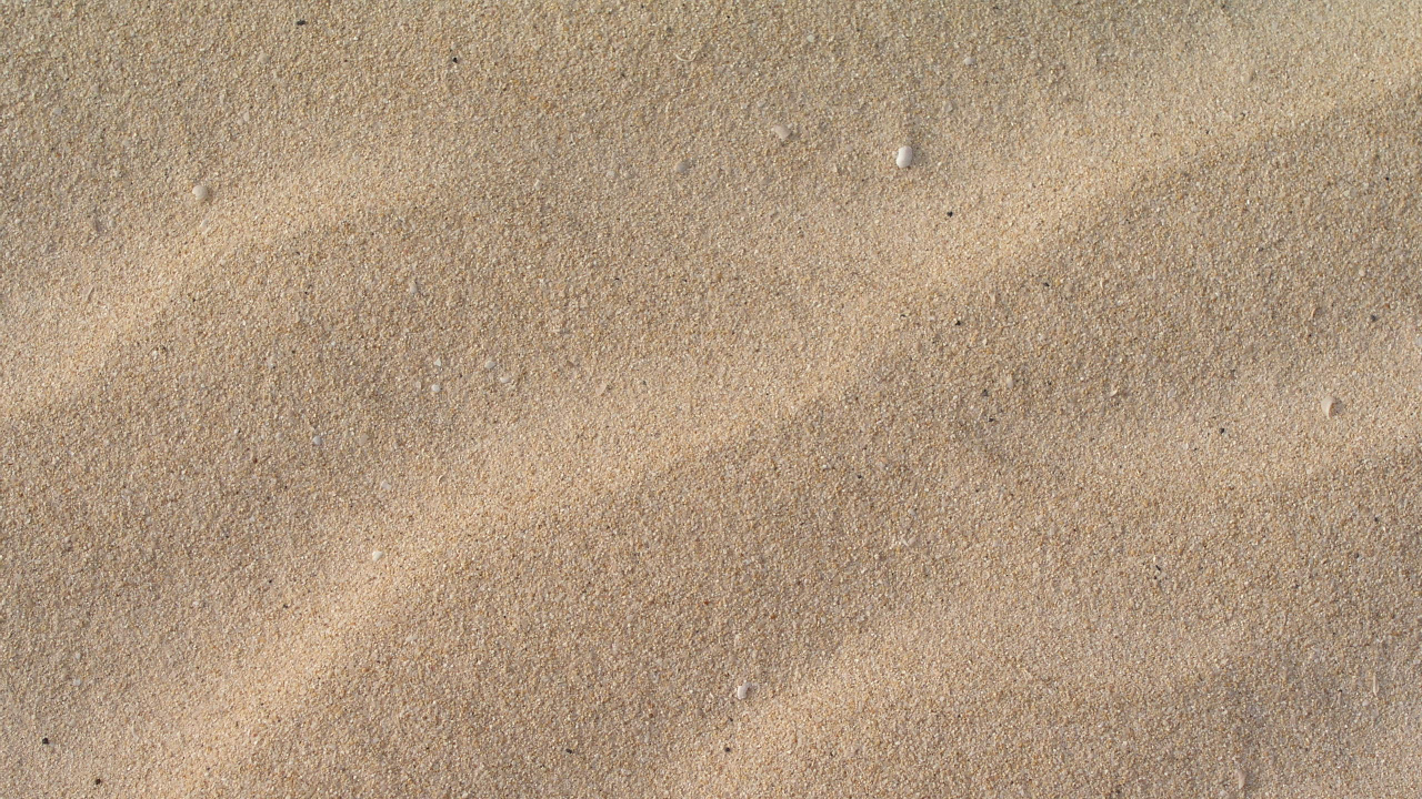 Brauner Sand Mit Schatten Der Person. Wallpaper in 1280x720 Resolution