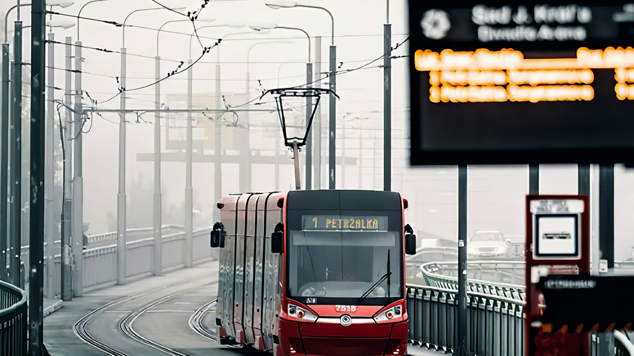Tram, Rail Transport, Public Transport, Transport, Rapid Transit. Wallpaper in 1280x720 Resolution
