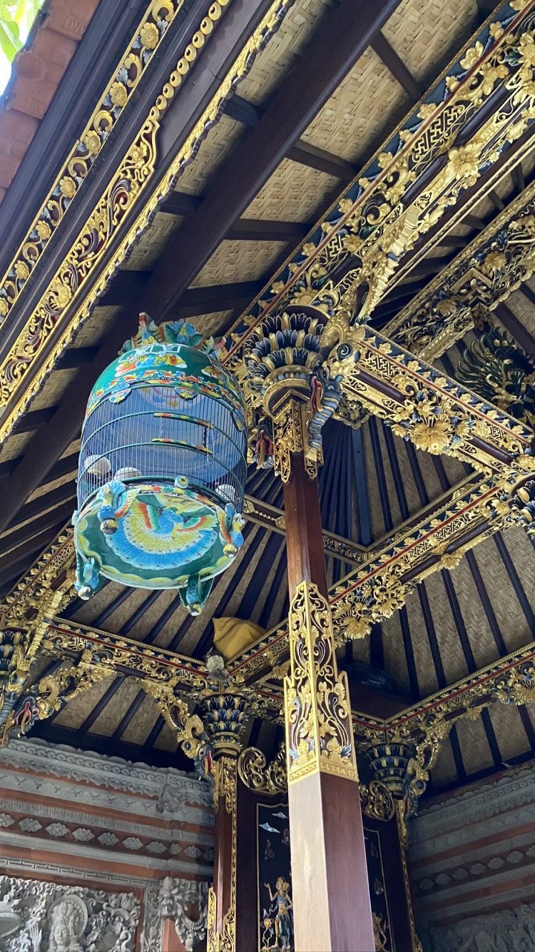 Bali, Landmark, Faade, Ceiling, Temple. Wallpaper in 750x1334 Resolution