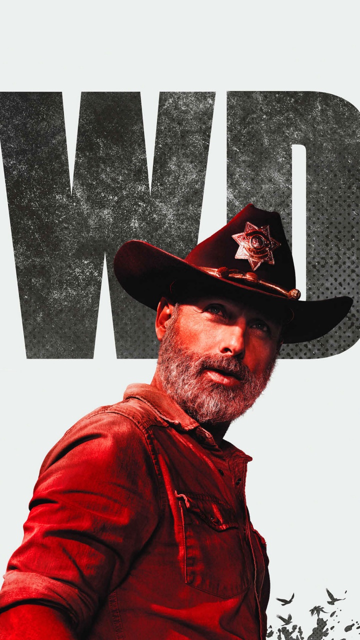 Man in Red Leather Jacket Wearing Black Cowboy Hat. Wallpaper in 720x1280 Resolution