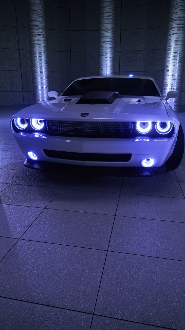 Dodge, Cars, Sports Car, Compact Car, Headlamp. Wallpaper in 750x1334 Resolution