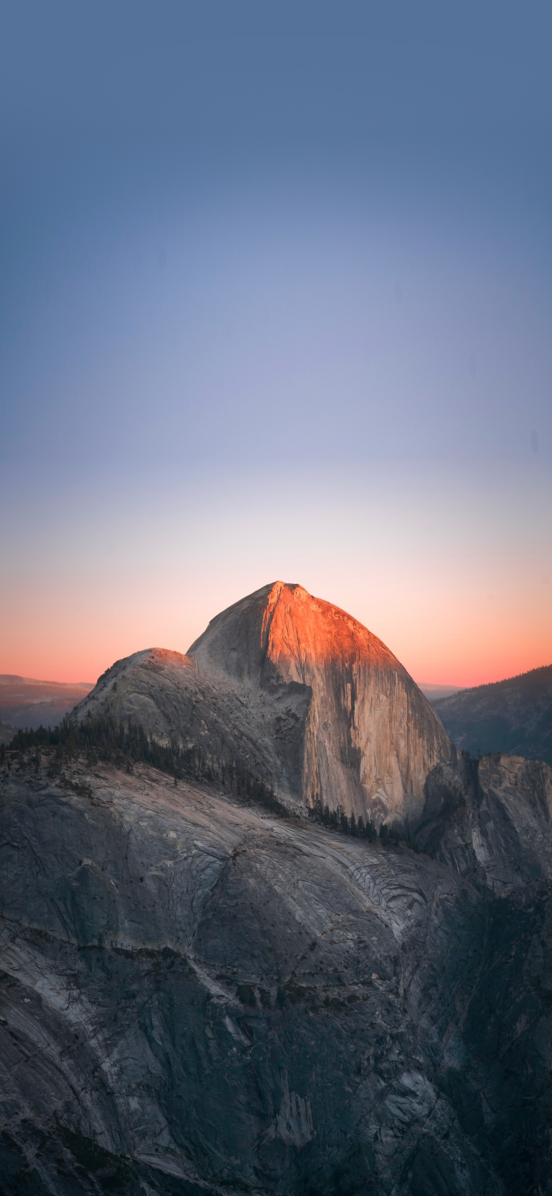 Glacier Point, Demi-Dôme, Point Ancien, le Parc National De, Yosemite Falls. Wallpaper in 1125x2436 Resolution