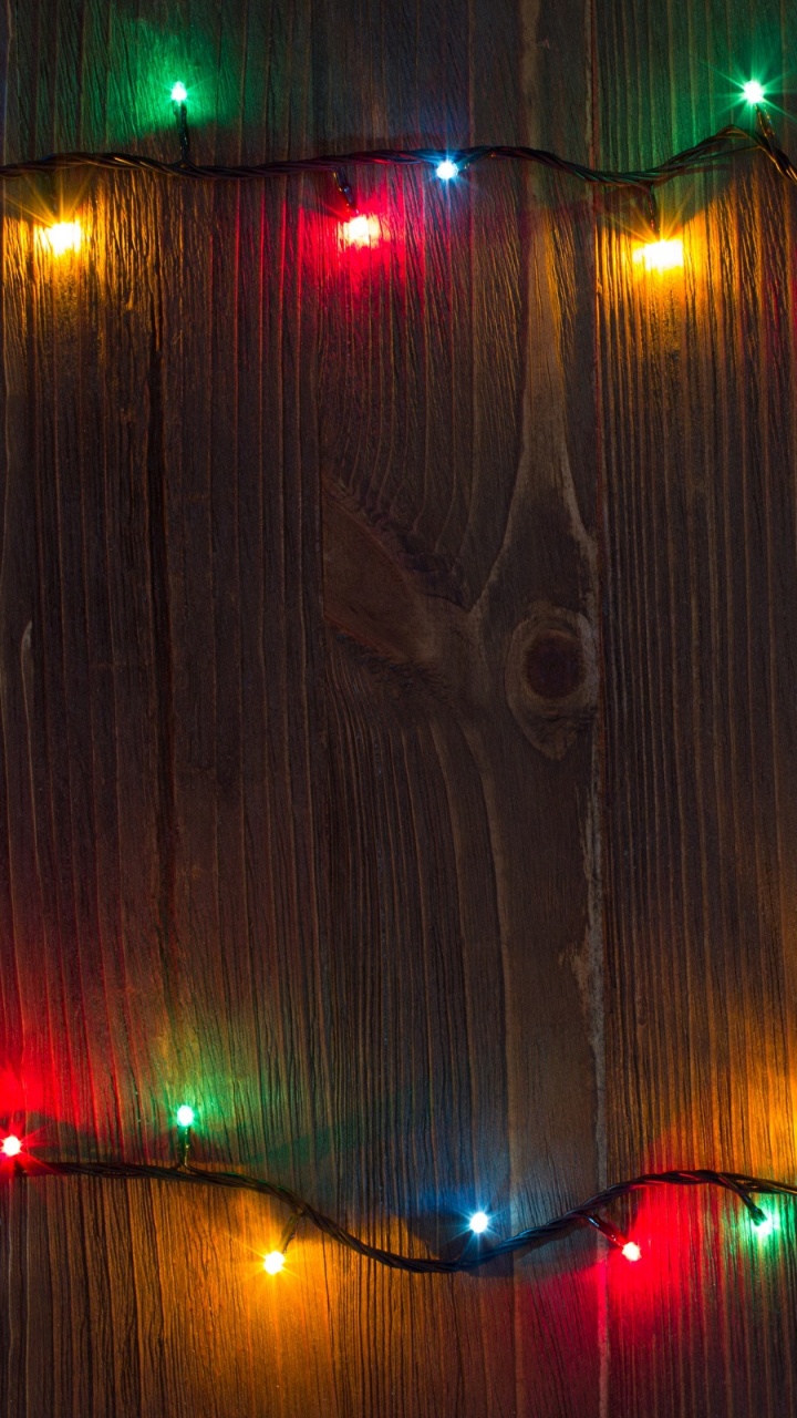 圣诞节那天, 圣诞彩灯, 假日, 光, 圣诞装饰 壁纸 720x1280 允许