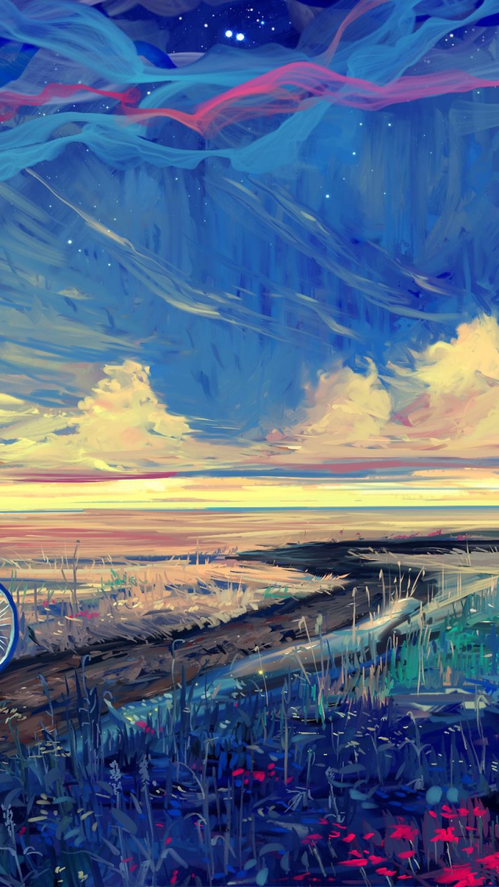 Painting, Art, Watercolor Painting, Abstract Art, Modern Art. Wallpaper in 720x1280 Resolution