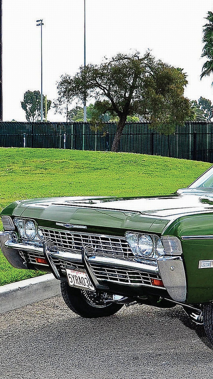 Green Classic Car Parked on Green Grass Field During Daytime. Wallpaper in 720x1280 Resolution