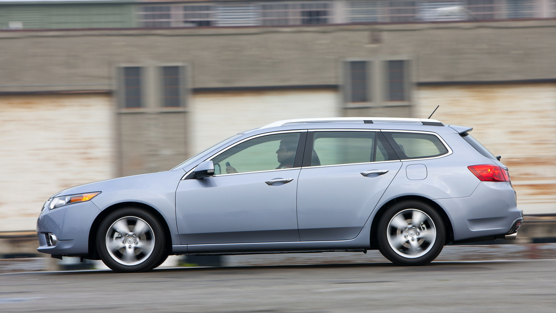 Silver Sedan on Road During Daytime. Wallpaper in 1920x1080 Resolution
