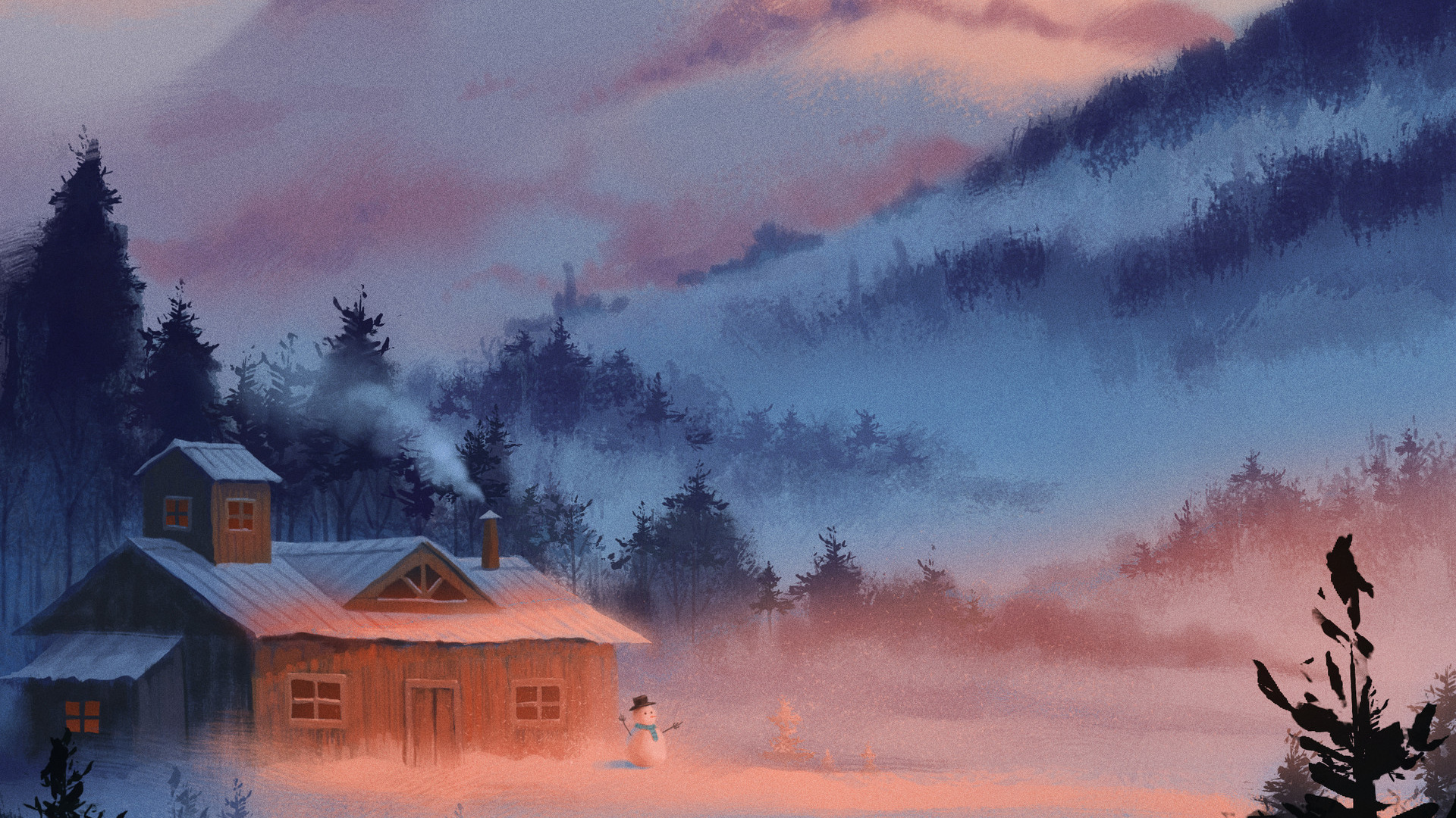 性质, 自然景观, 余辉, 早上, 日出 壁纸 1920x1080 允许