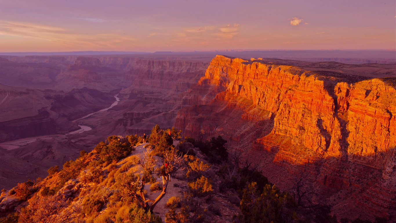 Brown Rocky Mountain Under Blue Sky During Daytime. Wallpaper in 1366x768 Resolution
