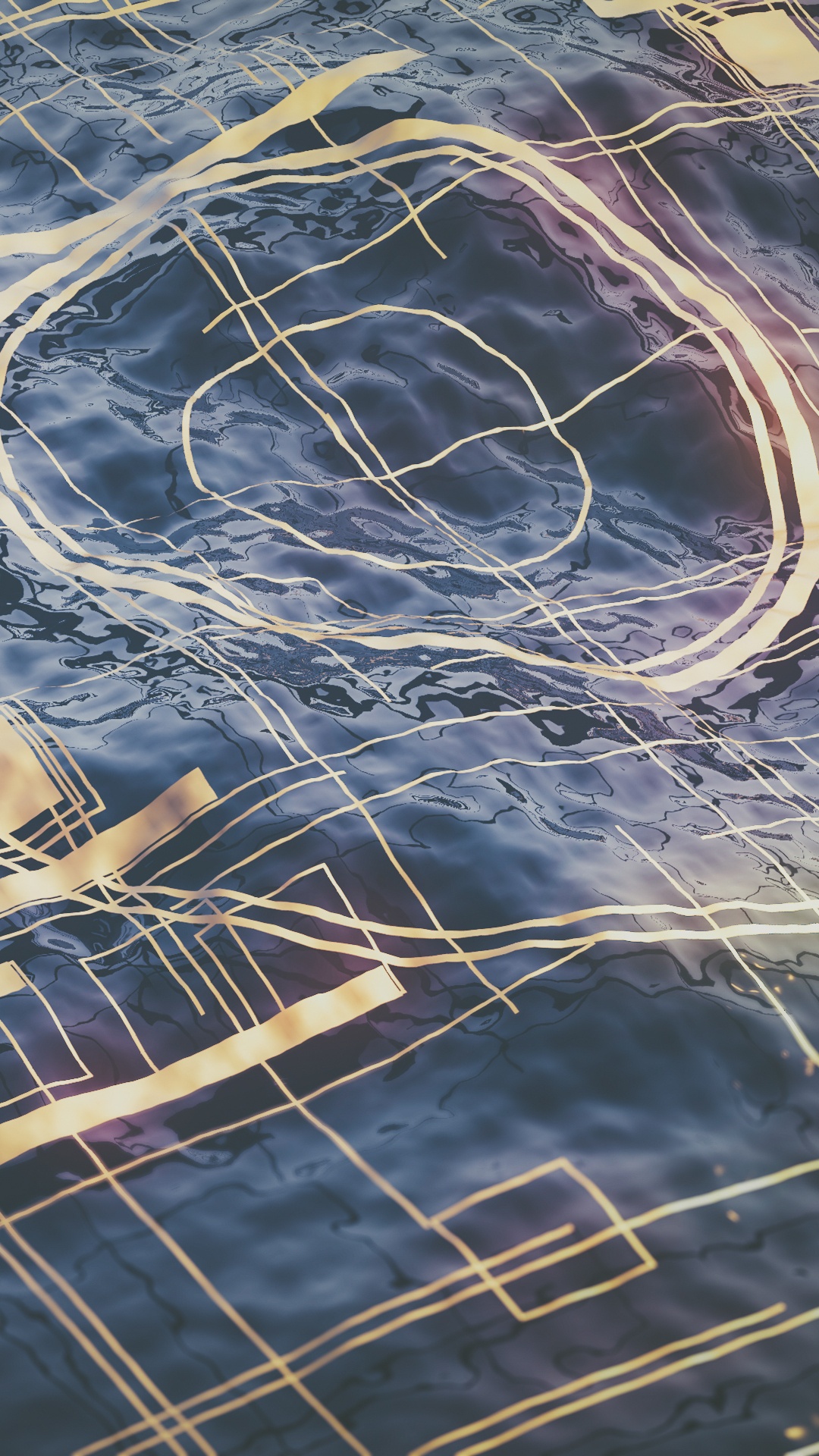 Yellow and Blue Water Splash. Wallpaper in 1080x1920 Resolution