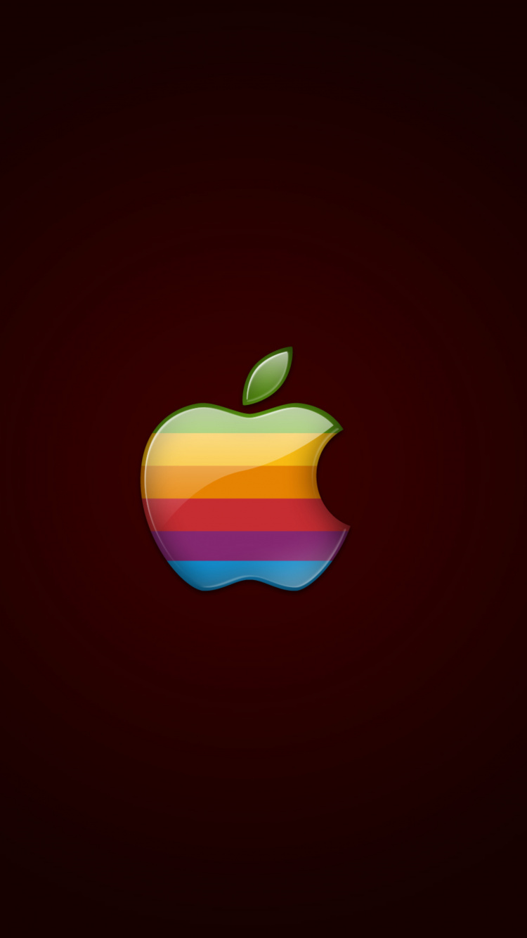 Apple, Logotipo, Mcintosh, Gráficos, Alimento. Wallpaper in 750x1334 Resolution