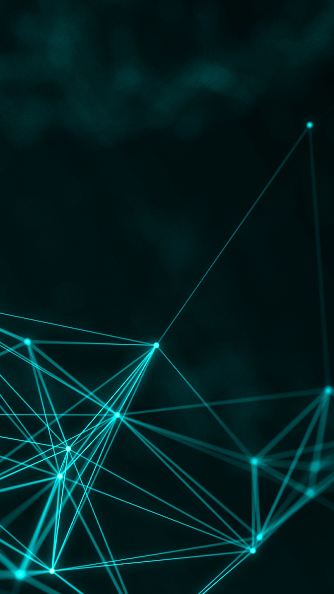 绿色的, 光, 三角形, 空间, 气氛 壁纸 1080x1920 允许
