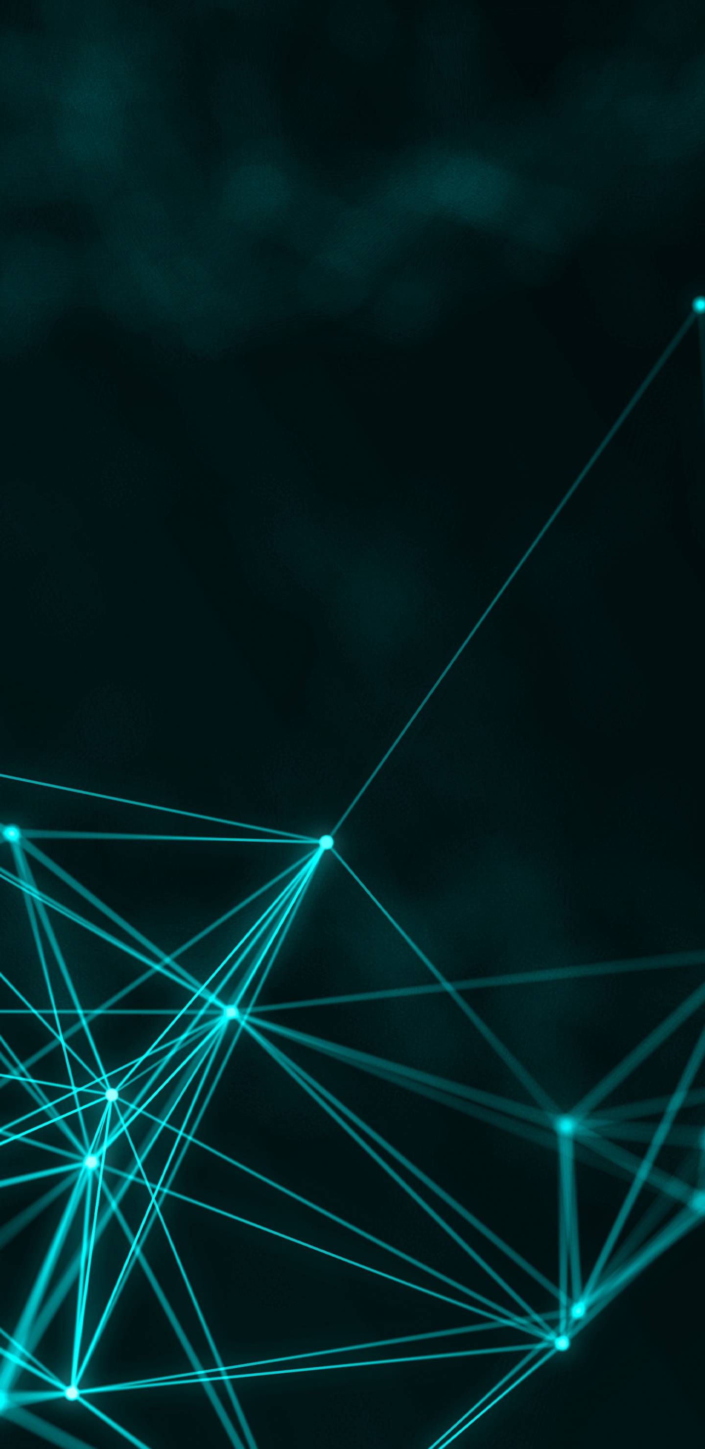 绿色的, 光, 三角形, 空间, 气氛 壁纸 1440x2960 允许