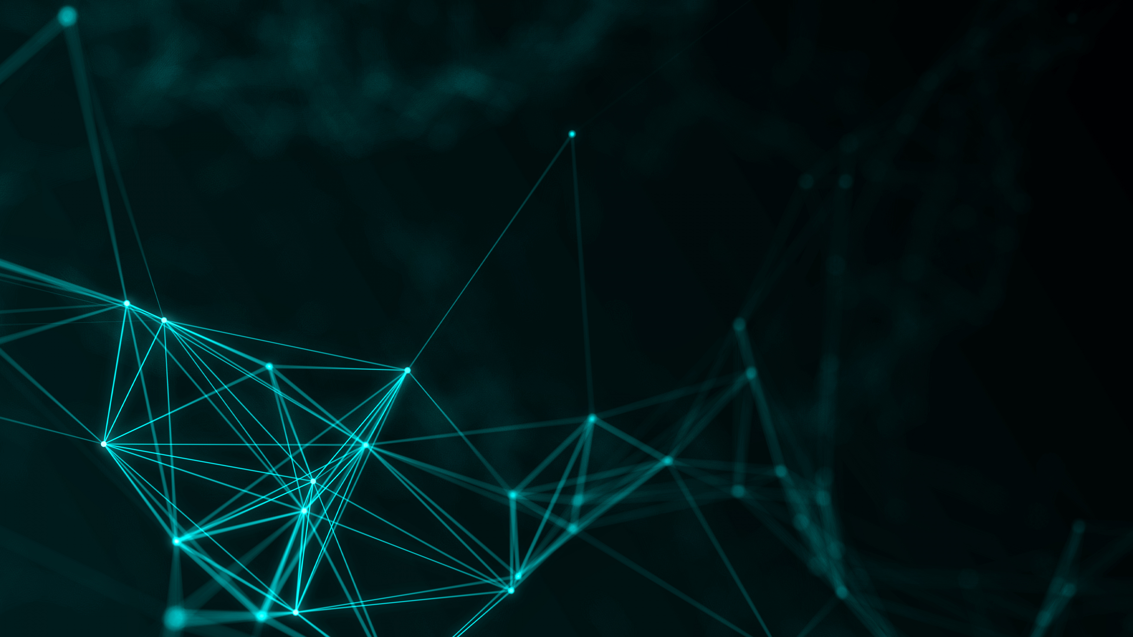 绿色的, 光, 三角形, 空间, 气氛 壁纸 3840x2160 允许