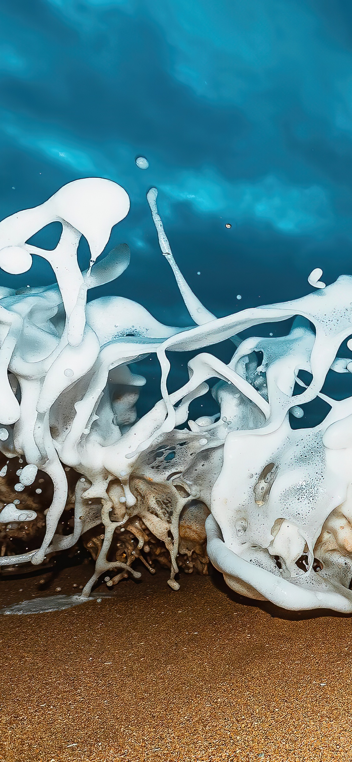 Eau, Liquid, Azure, Matière Naturelle, Art. Wallpaper in 1125x2436 Resolution