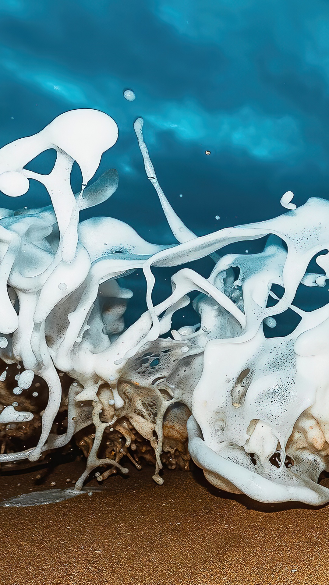 Water, Liquid, Azure, Natural Material, Electric Blue. Wallpaper in 1080x1920 Resolution