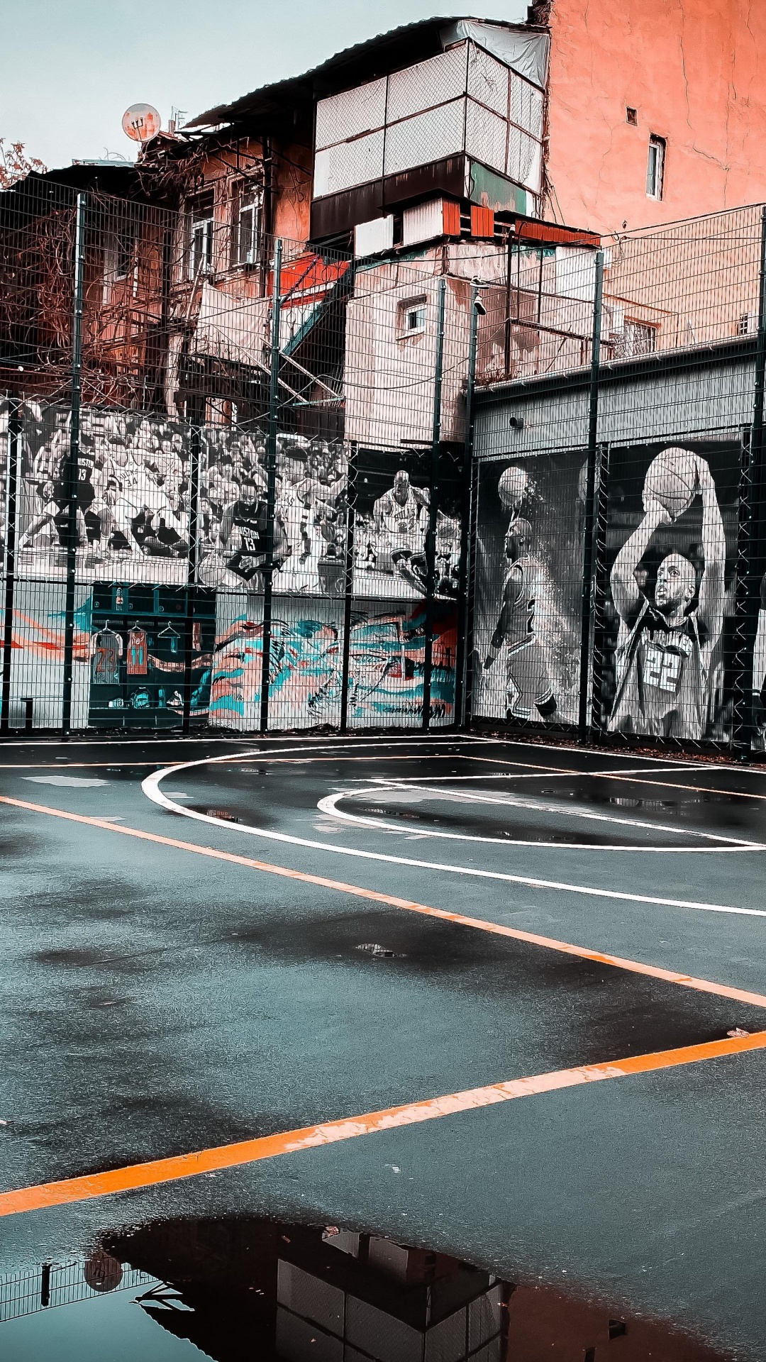 Cars, Apples, Colorfulness, Building, Road Surface. Wallpaper in 1080x1920 Resolution