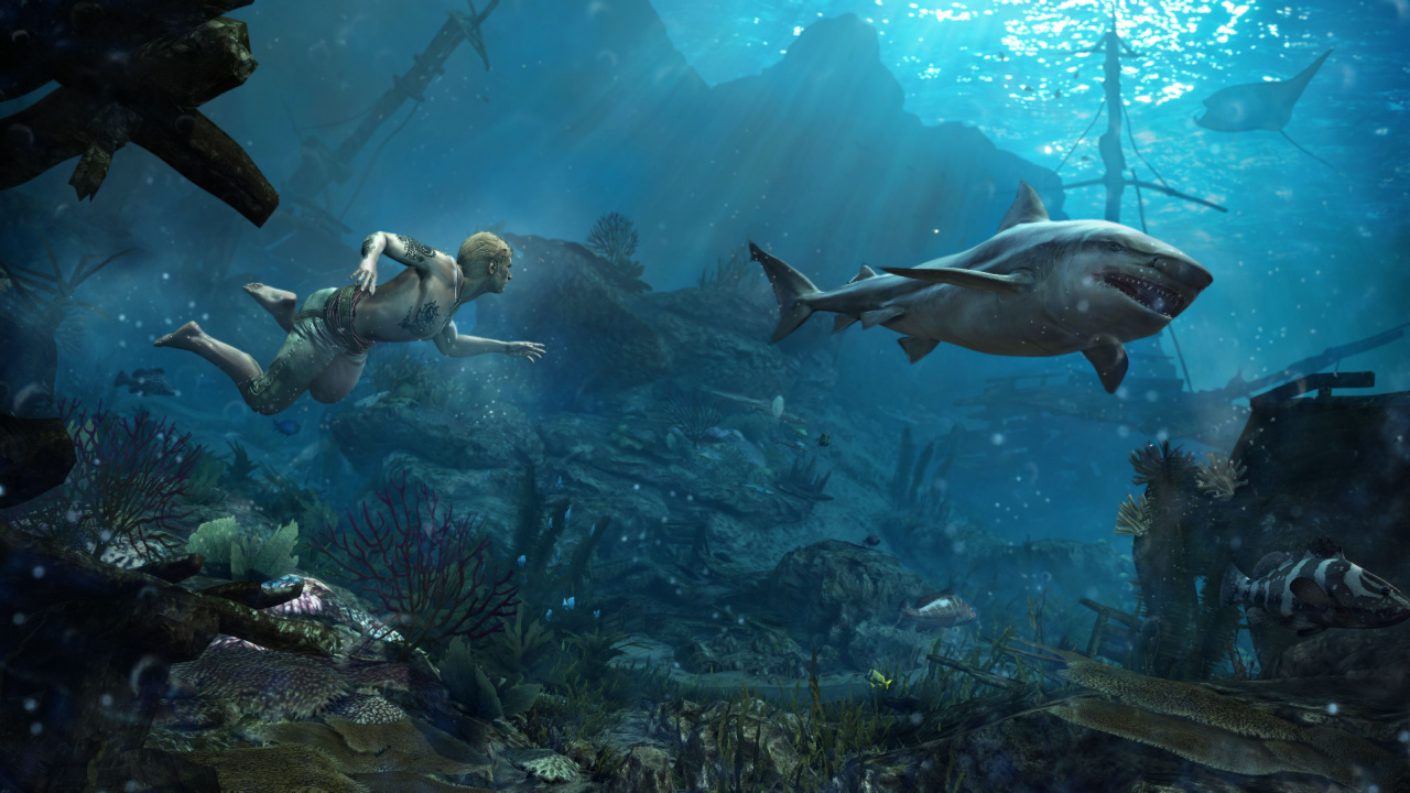 Ubisoft, Ubisoft Montreal, Unterwasser, Marine Biologie, Fisch. Wallpaper in 1280x720 Resolution