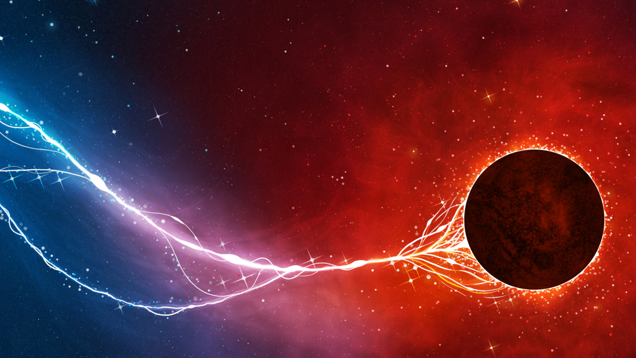 Illustration D'étoiles Bleues et Blanches. Wallpaper in 1280x720 Resolution