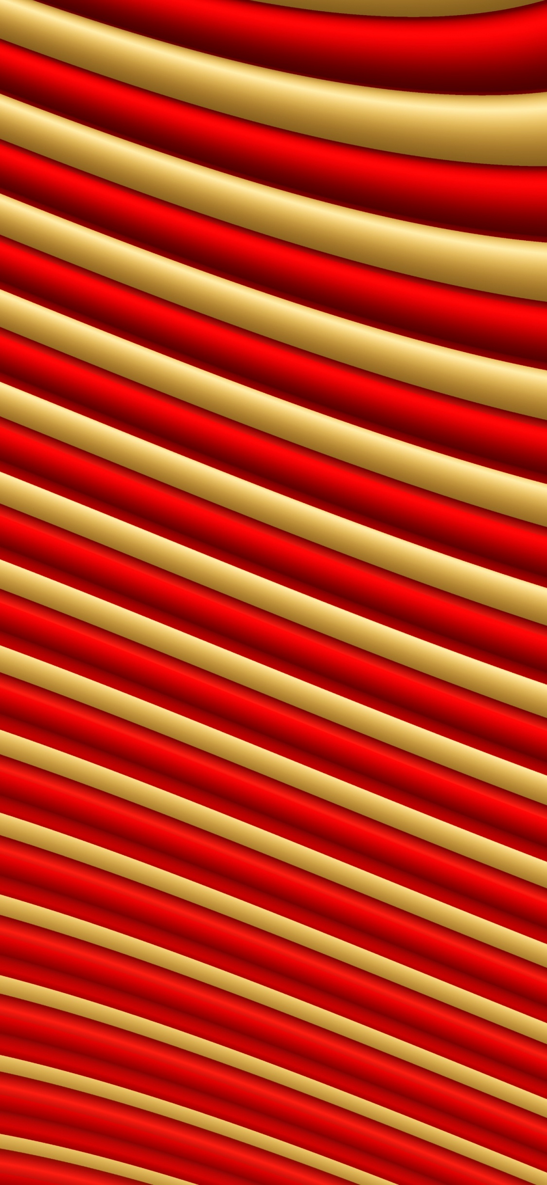 Textile Rayé Rouge et Jaune. Wallpaper in 1125x2436 Resolution