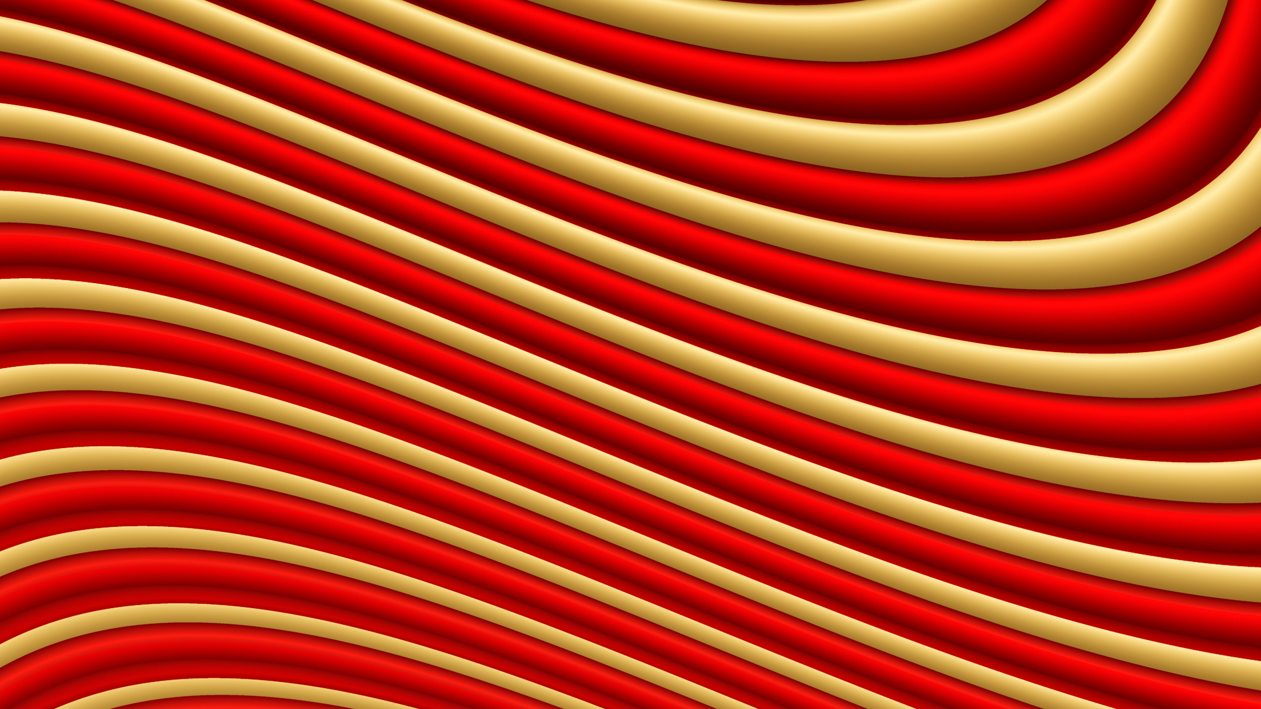 Textile Rayé Rouge et Jaune. Wallpaper in 2560x1440 Resolution