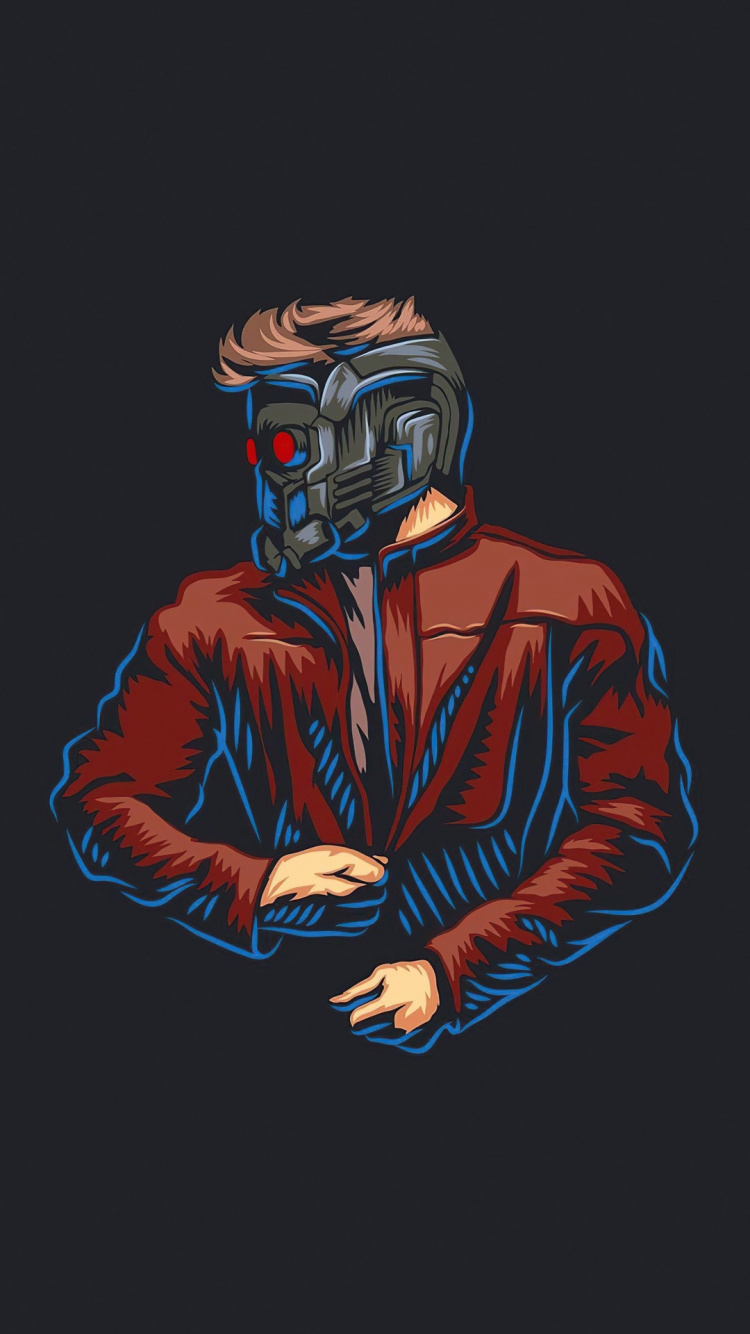 Star-Lord, Groot, Gamora, Marvel Comics, Marvel Cinematic Universe. Wallpaper in 750x1334 Resolution