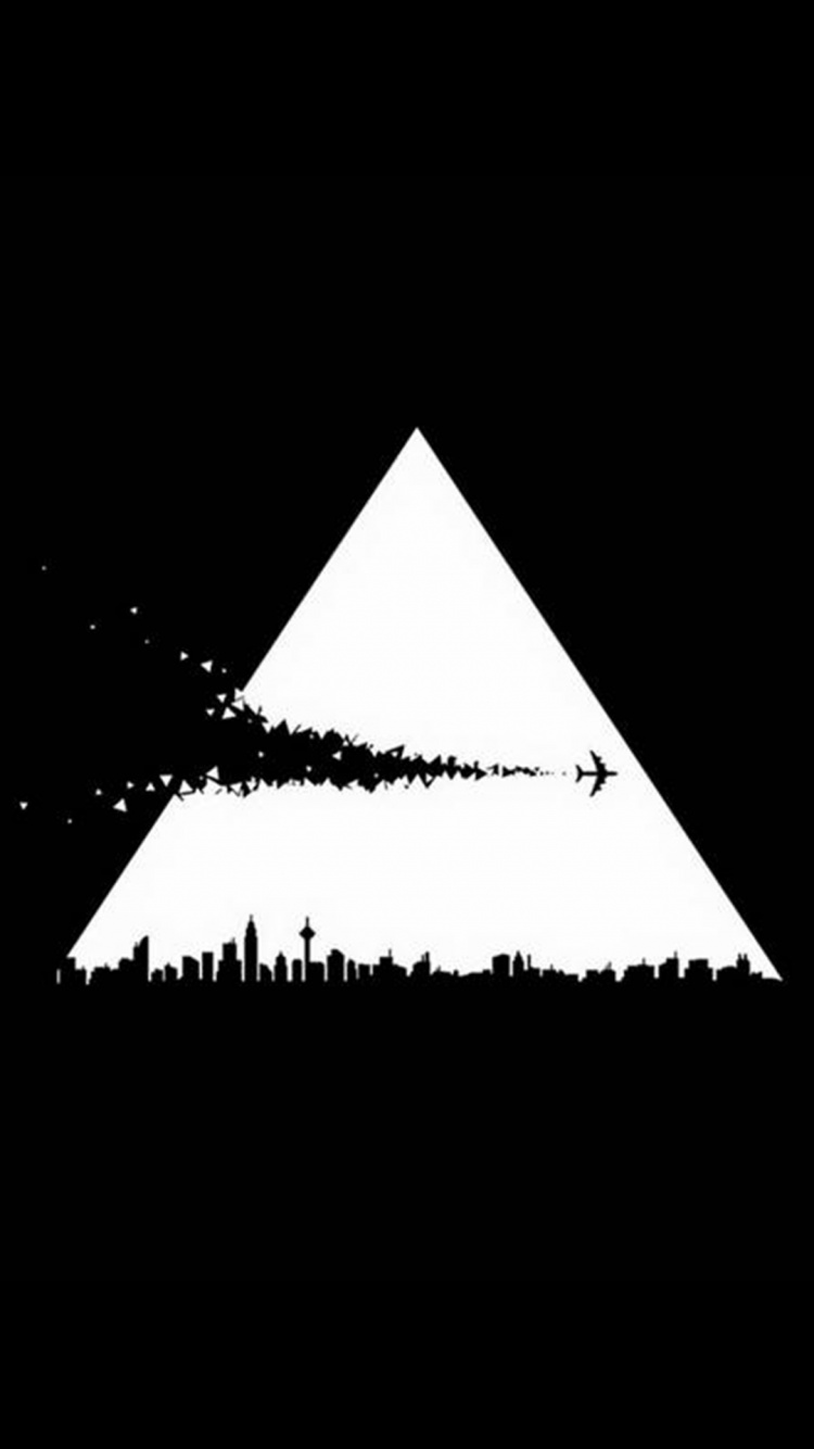 Triangle, Illustration, Conception, Le Travail Créatif, Illustrator. Wallpaper in 750x1334 Resolution