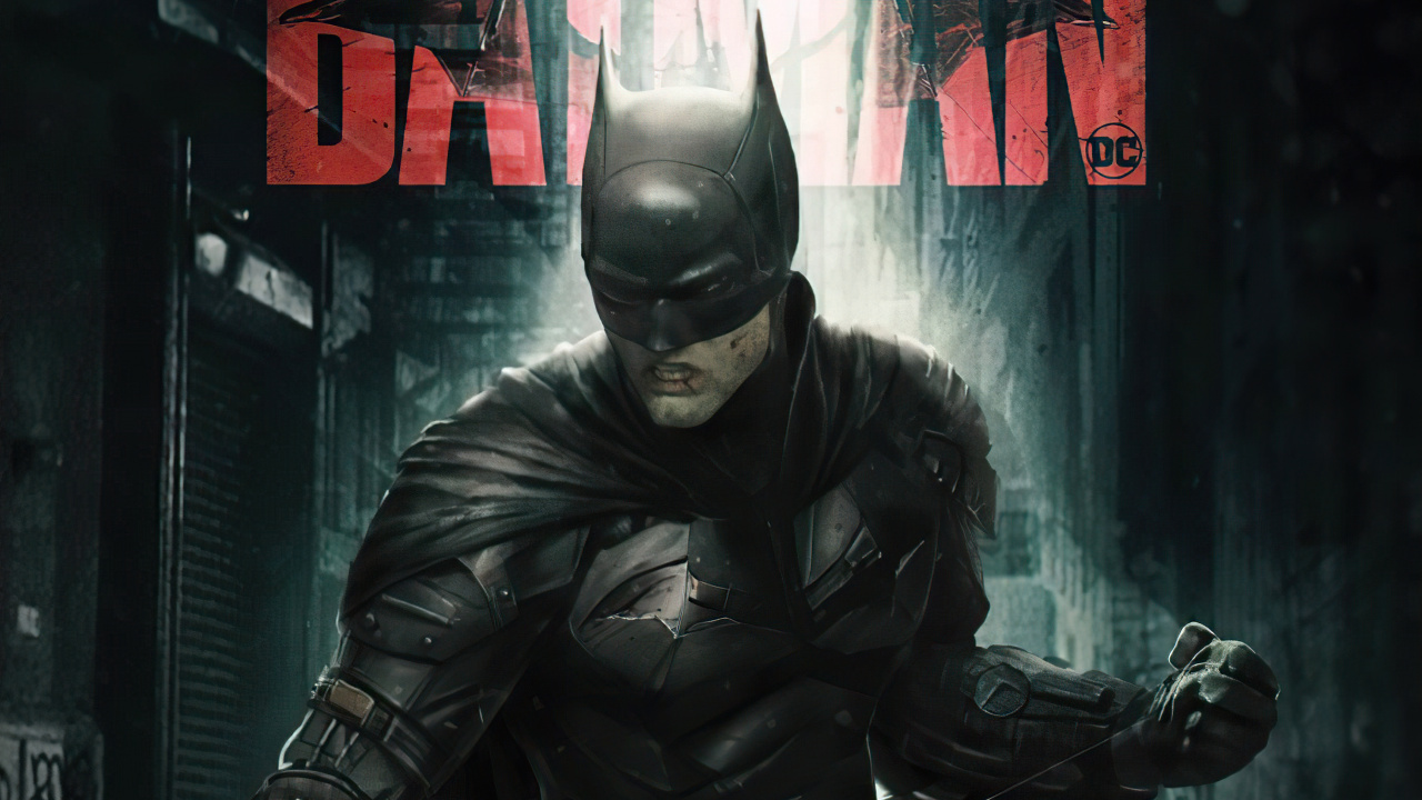 The Batman 2022 Poster. Wallpaper in 1280x720 Resolution