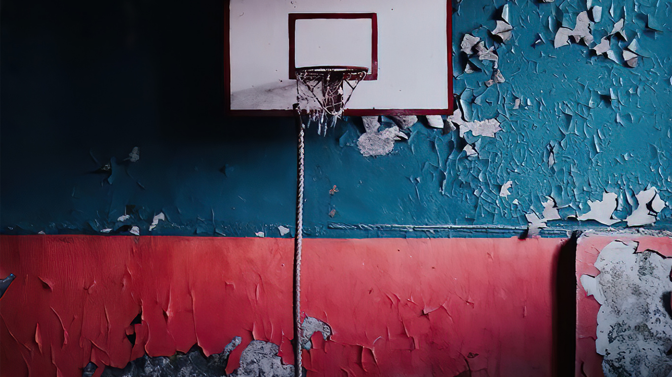 Basketball, Street Art, Visual Arts, Concrete, Basketball Court. Wallpaper in 1366x768 Resolution