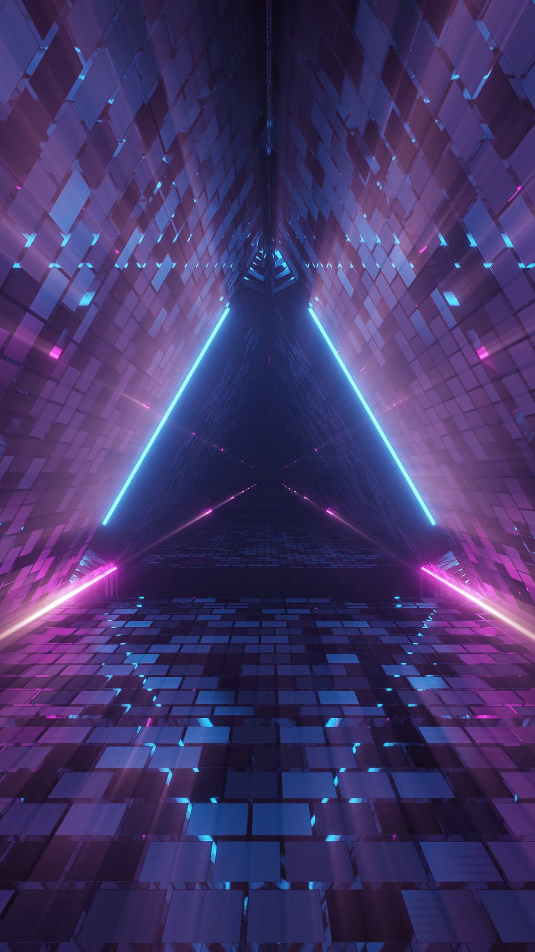 Illustration, Licht, Ashamaluevmusic, Purpur, Dreieck. Wallpaper in 1080x1920 Resolution