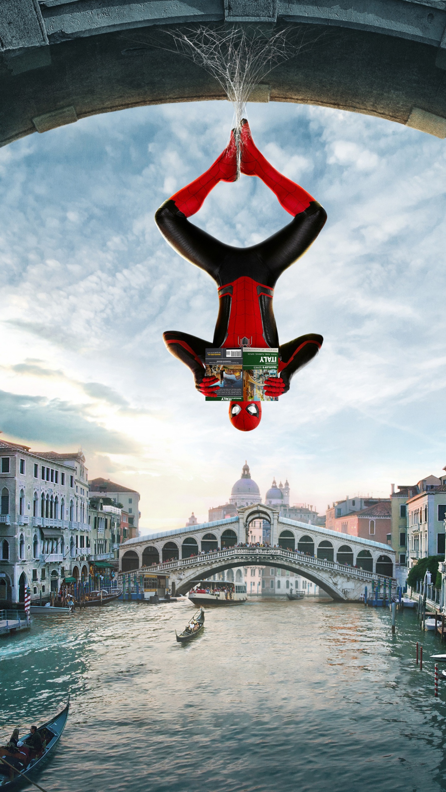 Kinostadt Und Tanya, Spider-man, Marvel Studios, Marvel, Superhelden. Wallpaper in 1440x2560 Resolution