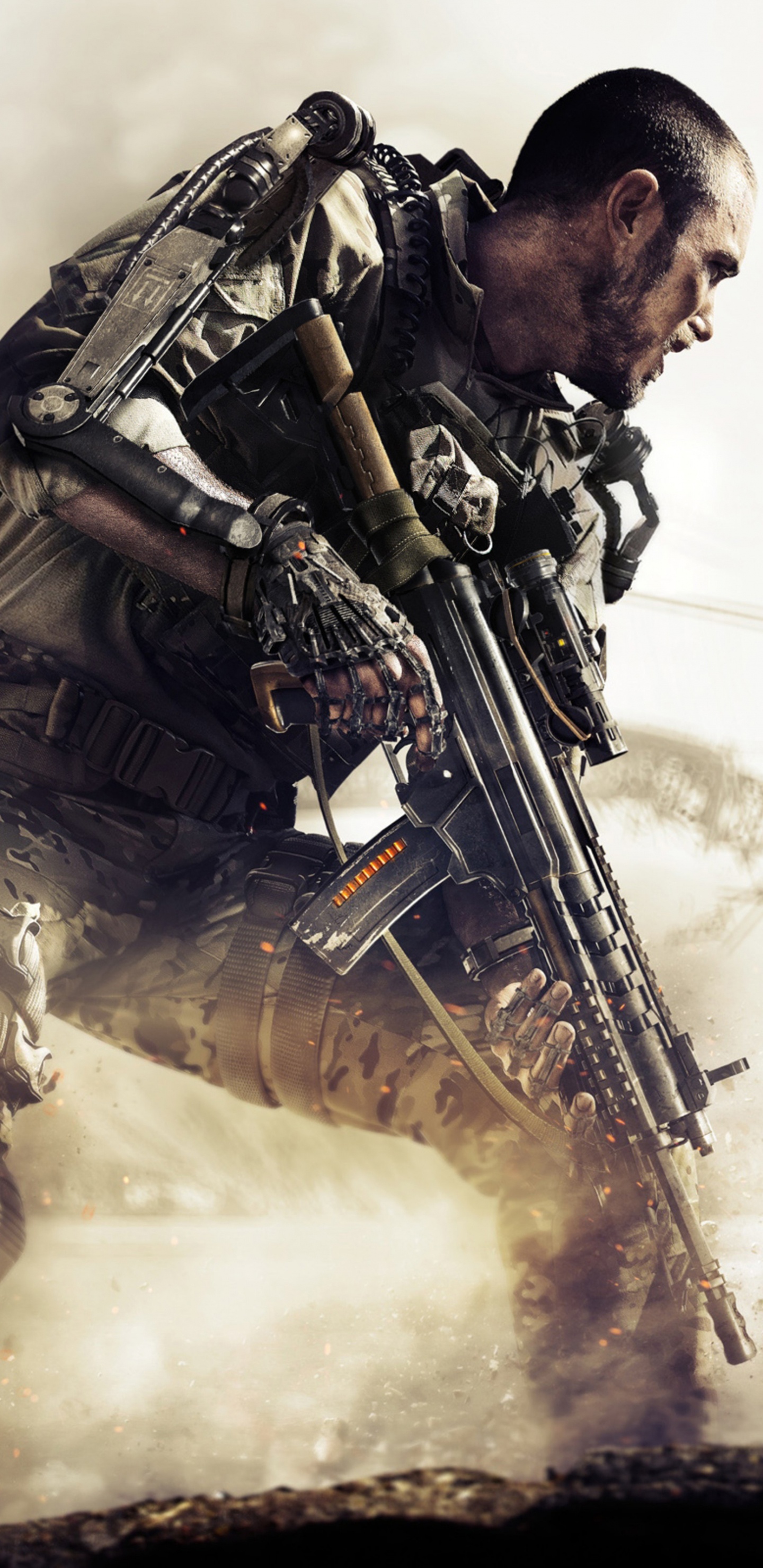 Call of Duty Advanced Warfare, Call of Duty Modern Warfare, Call of Duty Modern Warfare 3, Movie, Games. Wallpaper in 1440x2960 Resolution