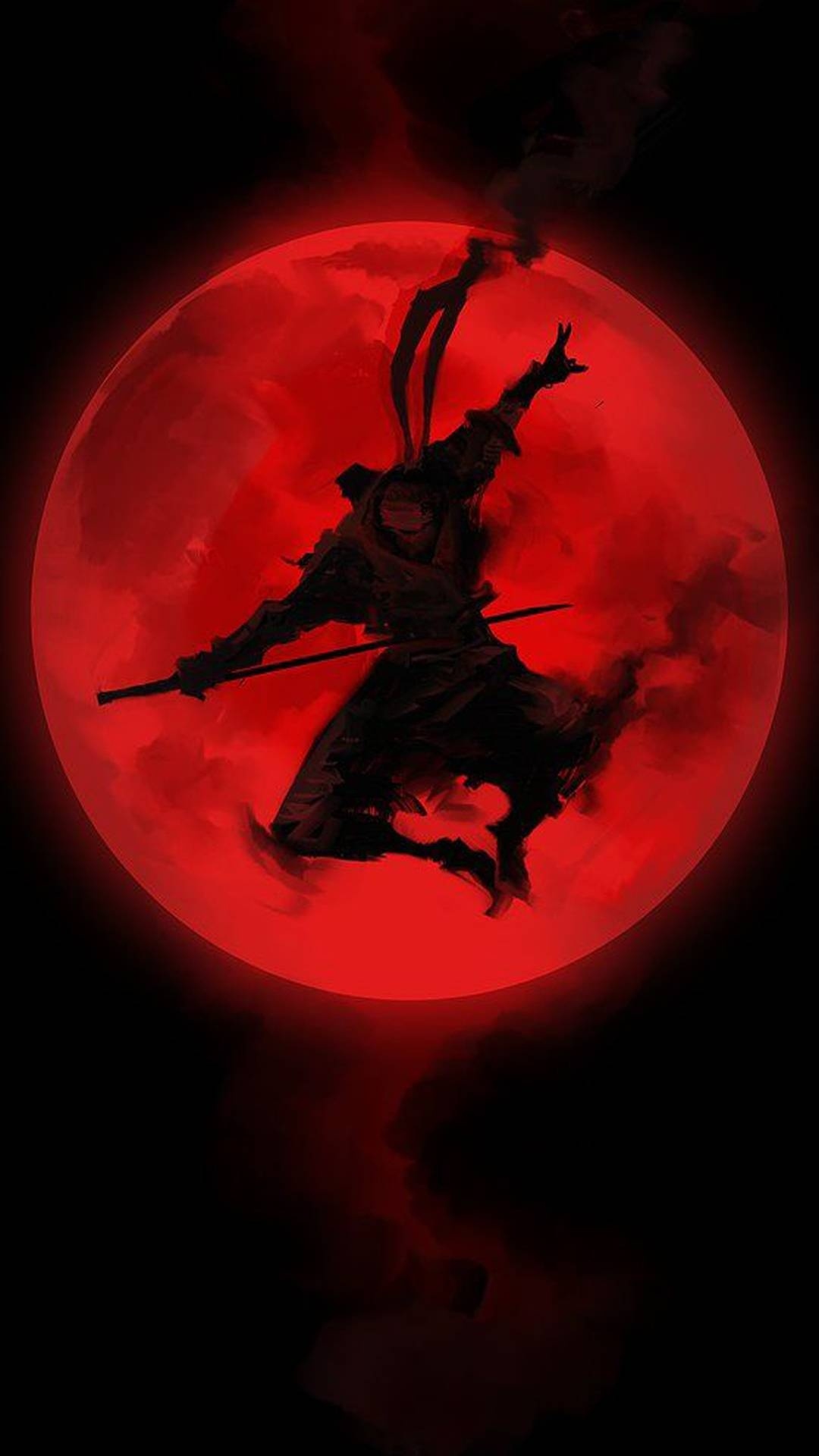 Samurai, Ninja, Art, World, Liquid. Wallpaper in 1080x1920 Resolution