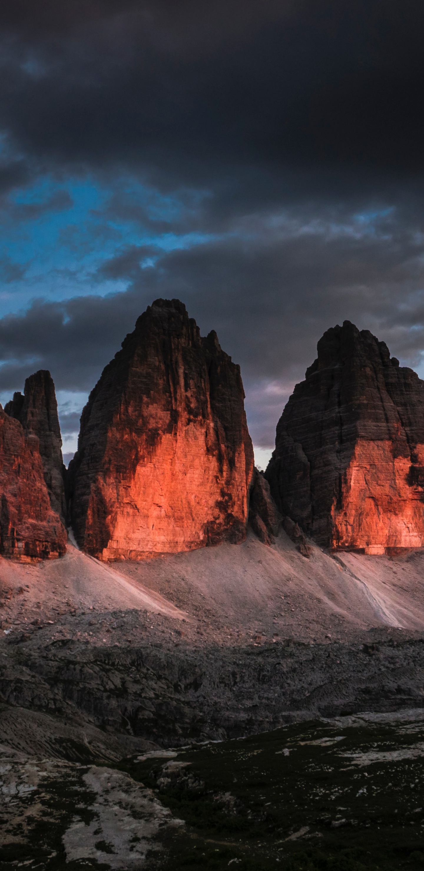 Natur, Bergigen Landschaftsformen, Naturlandschaft, Rock, Cloud. Wallpaper in 1440x2960 Resolution