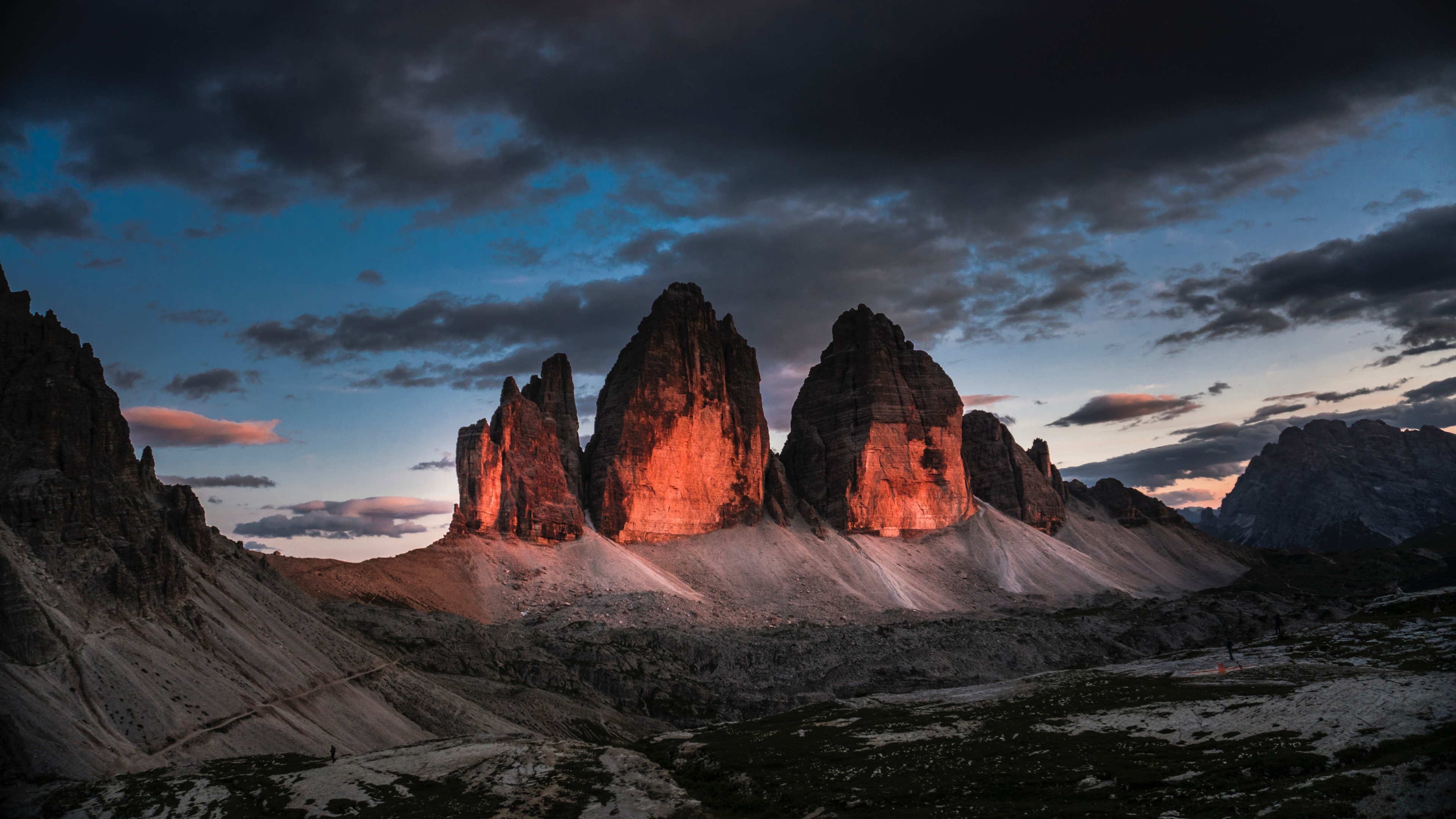 Nature, Mountainous Landforms, Mountain, Natural Landscape, Rock. Wallpaper in 3840x2160 Resolution