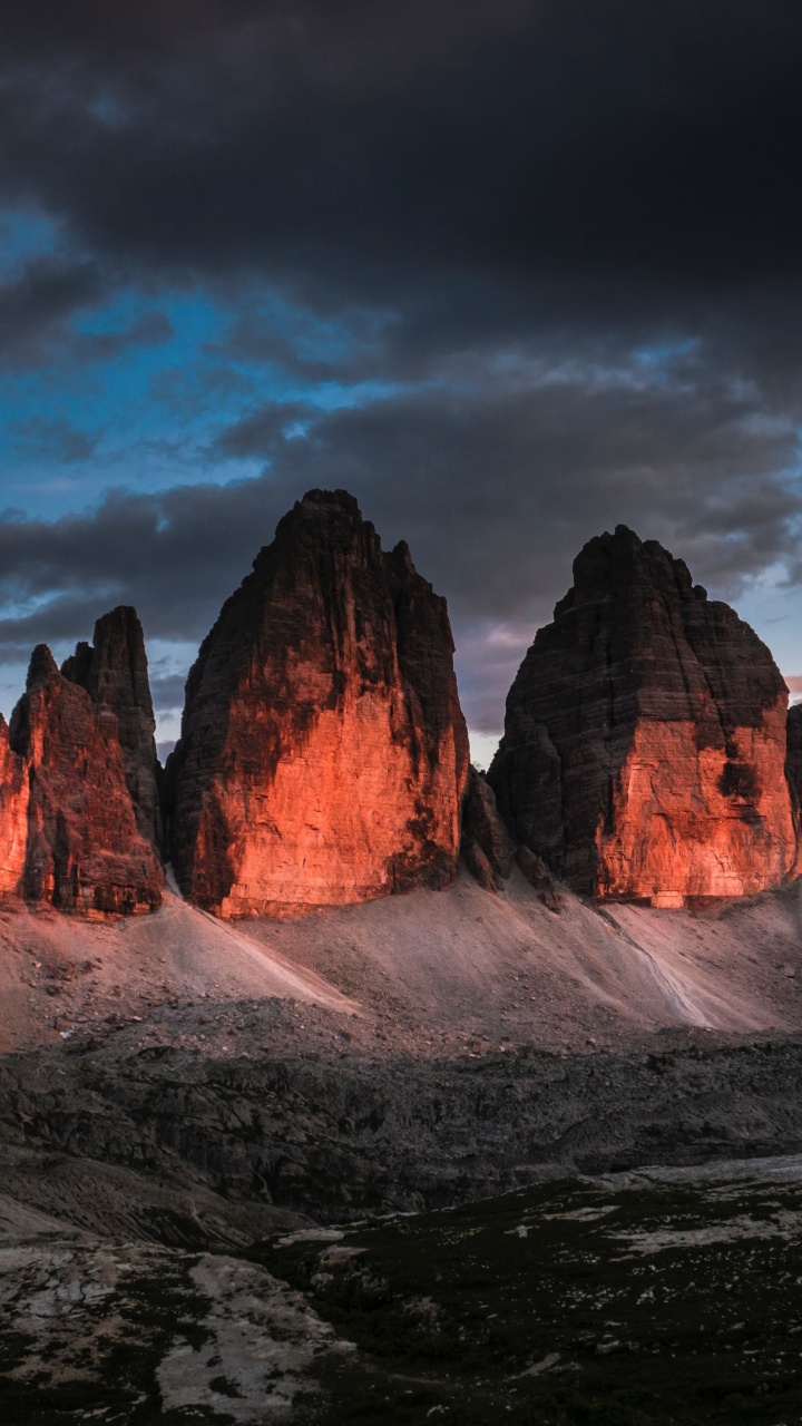 Nature, Mountainous Landforms, Mountain, Natural Landscape, Rock. Wallpaper in 720x1280 Resolution