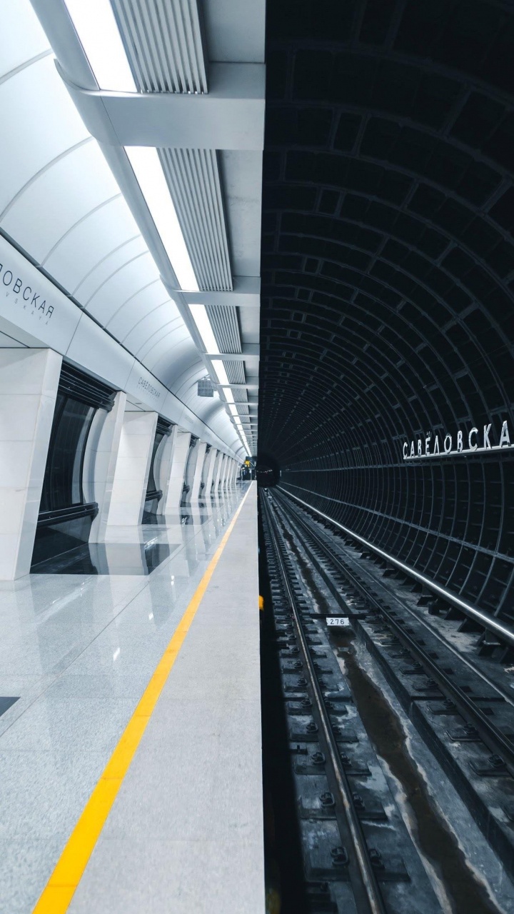 Rapid Transit, Moscow Metro, Savyolovskaya, Fonvizinskaya, Train. Wallpaper in 720x1280 Resolution