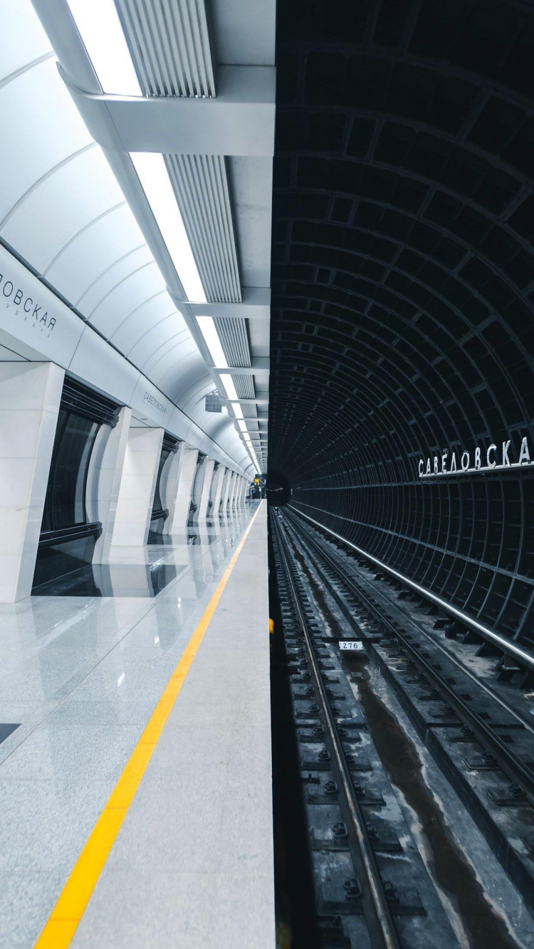 Rapid Transit, Moskauer U-Bahn, Savyolovskaya, Fonvizinskaya, Zug. Wallpaper in 750x1334 Resolution