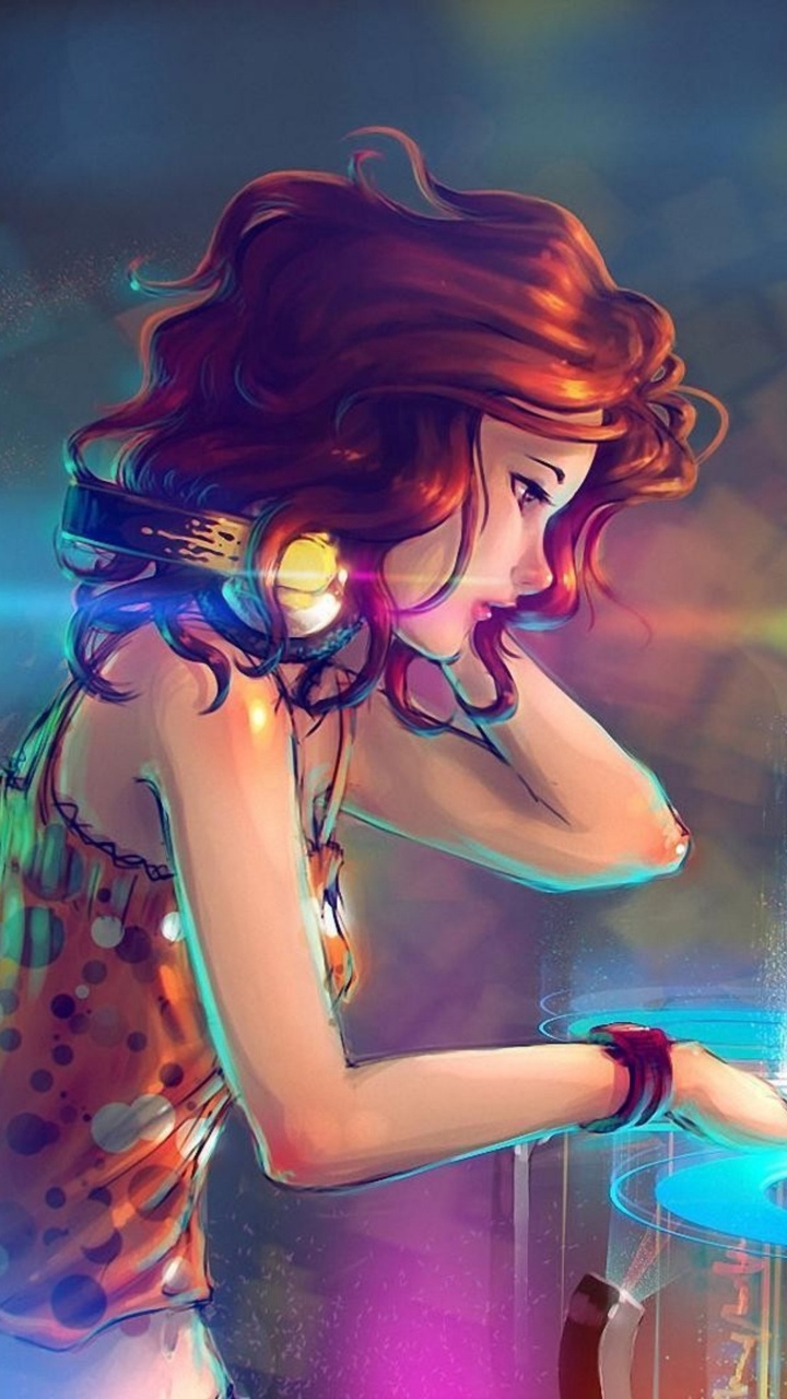 Anime, Arte, Rendimiento, Etapa, el Rendimiento de Arte. Wallpaper in 720x1280 Resolution