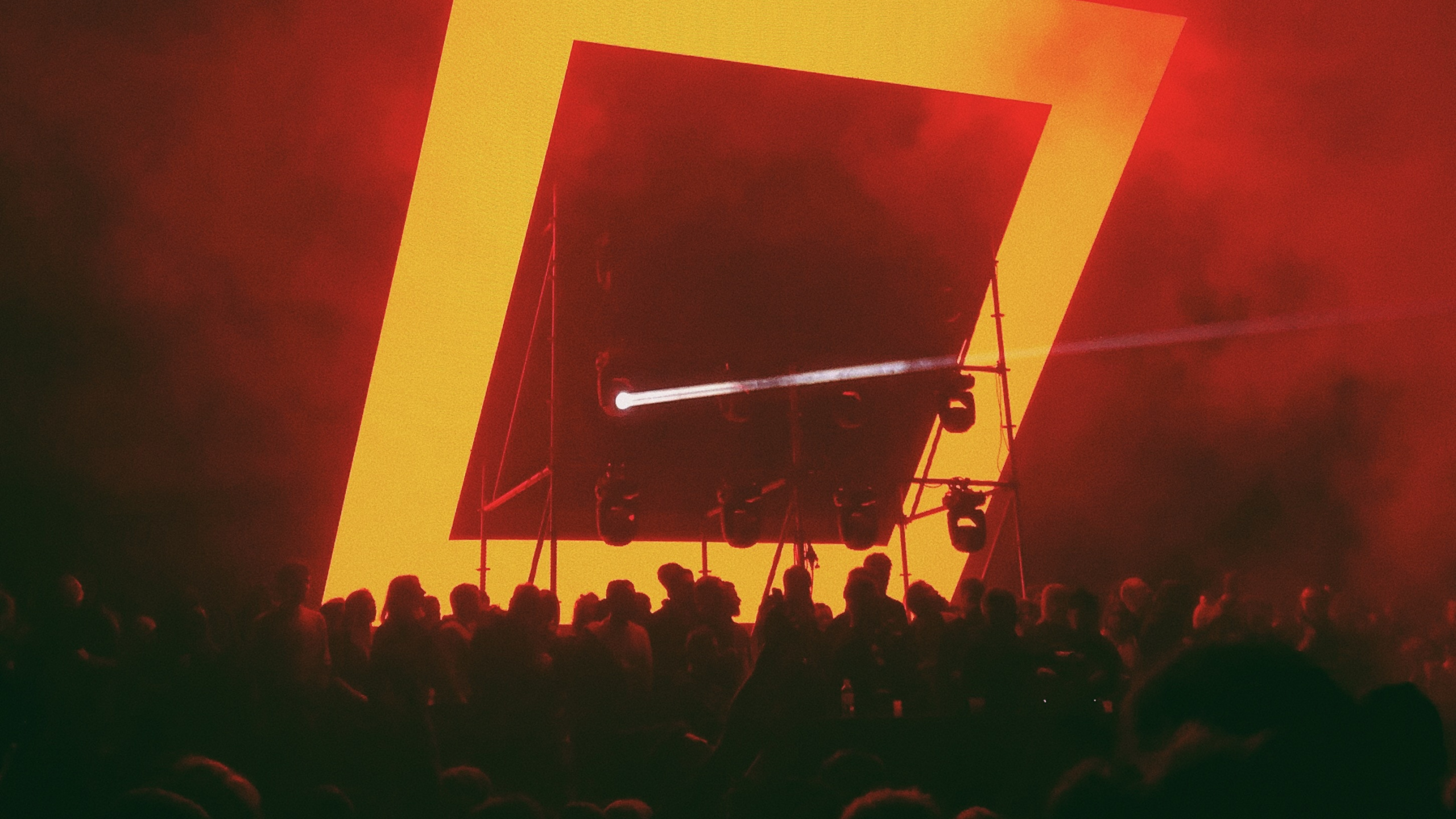 Licht, Gelb, Orange, Zimmer, Hitze. Wallpaper in 2560x1440 Resolution