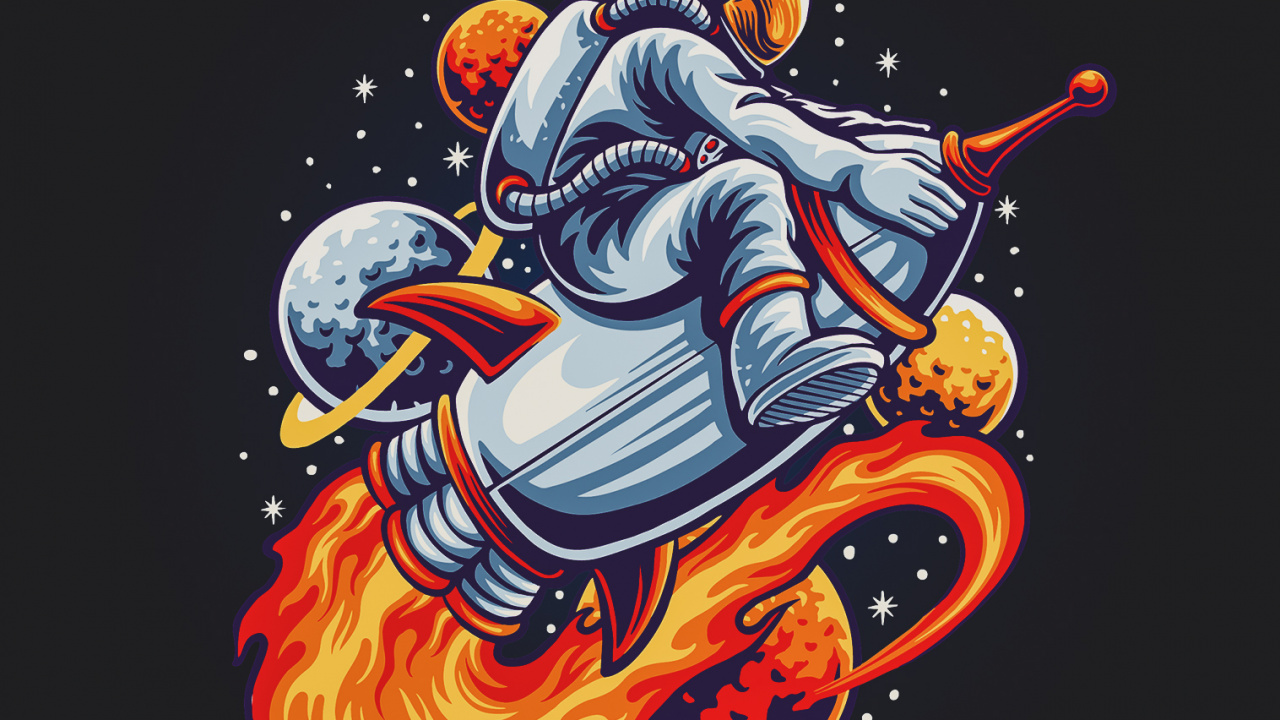 Kunst, Illustration, Poster, Grafik-design, Rad. Wallpaper in 1280x720 Resolution