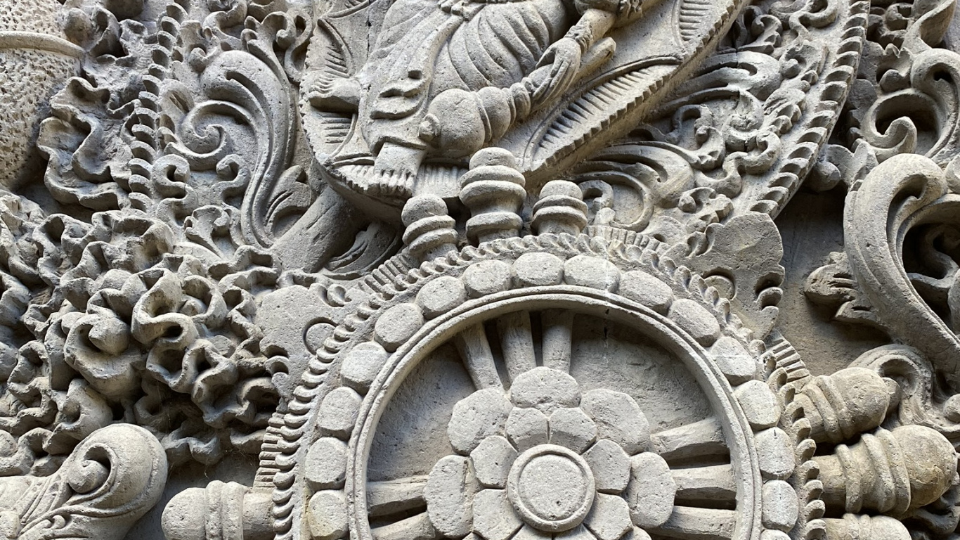 Bali, la Sculpture Sur Pierre, Statue, Relief, Art. Wallpaper in 1366x768 Resolution