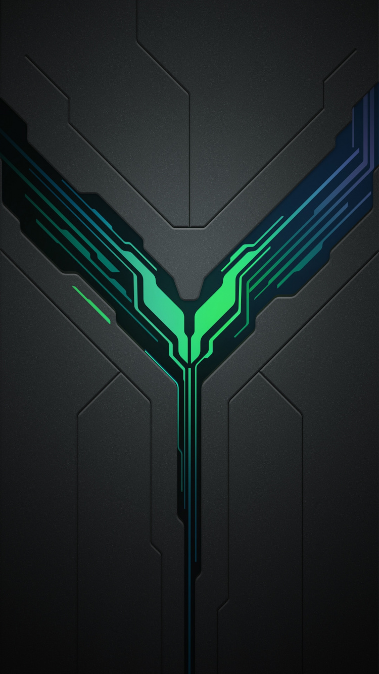 Xiaomi, Blackshark 2 Pro, Lumière, Idée, Illustration. Wallpaper in 750x1334 Resolution