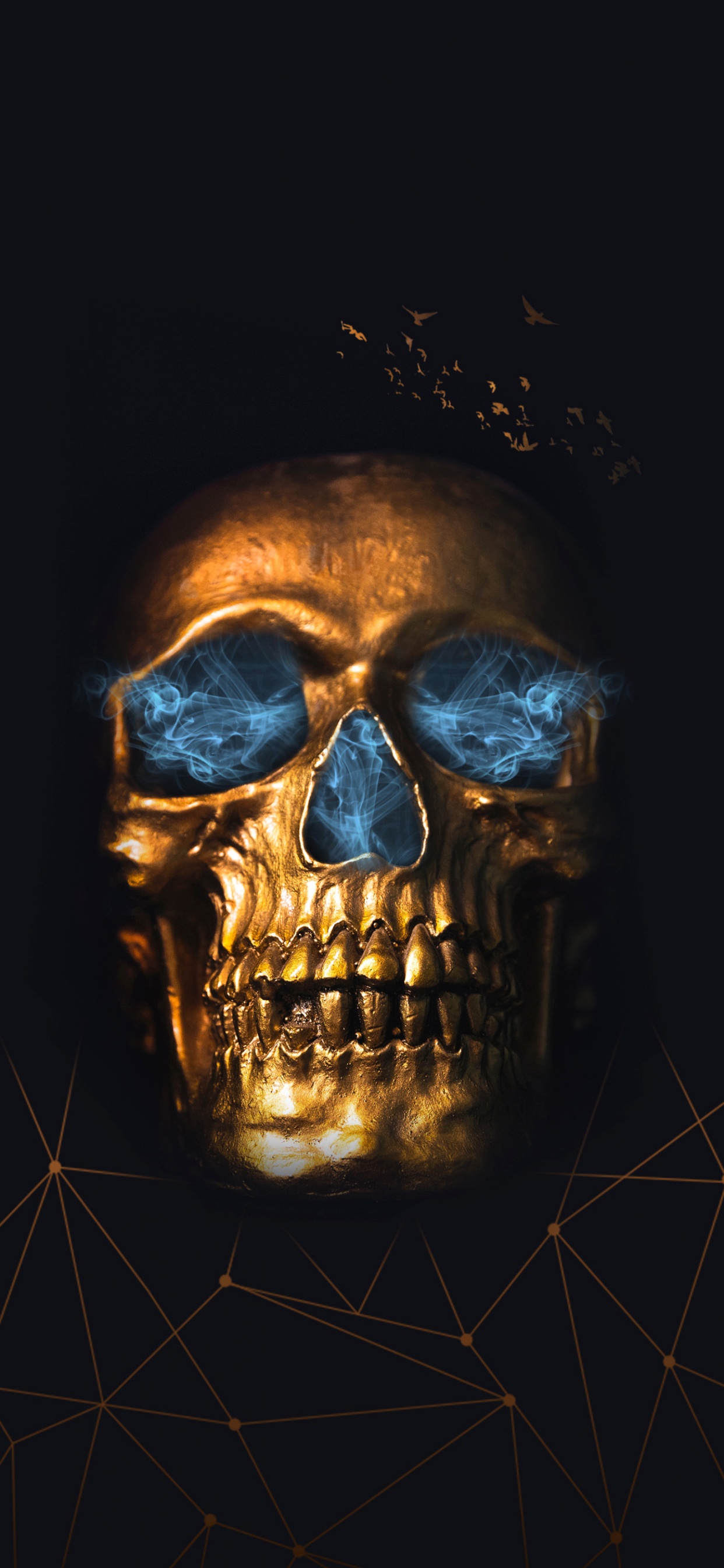 Bone, Jaw, Skull, Helmet, Facial Hair. Wallpaper in 1242x2688 Resolution