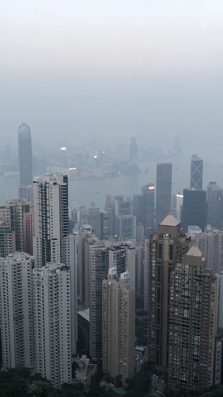 Hongkong, Central, Reise, Tower Block, Tageszeit. Wallpaper in 720x1280 Resolution