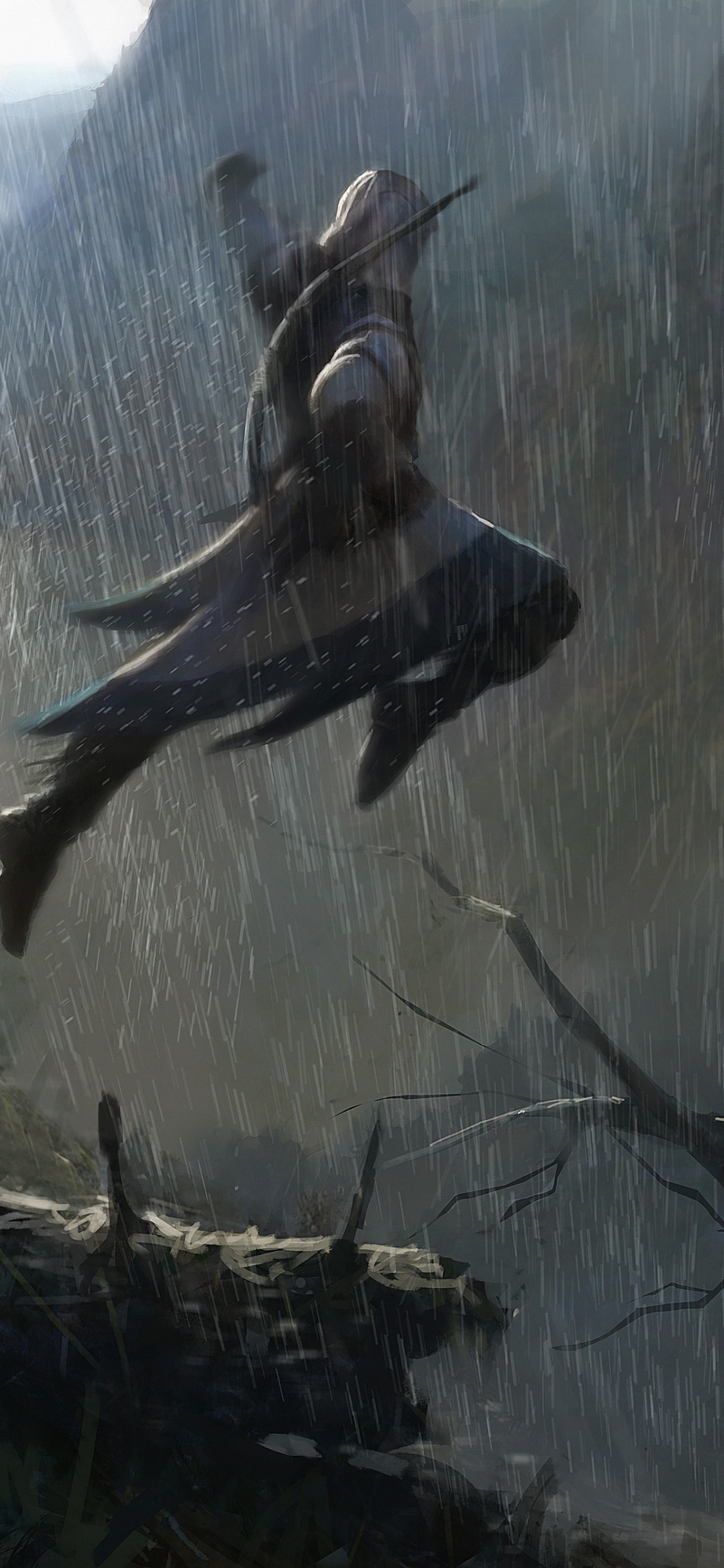 Assassins Creed III, Assassins Creed, Wald, Kunst, Himmel. Wallpaper in 1125x2436 Resolution